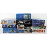 Twelve various 1:32 scale model Aircraft kits