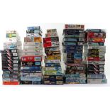 Large collection of various 1:72 scale model Aircraft kits
