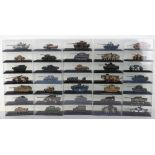 Quantity of Atlas editions diecast military tank models,