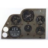 Aircraft Dash Panel with Instruments