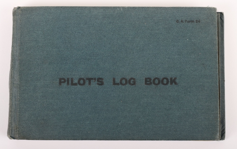 Pilots Log Book of Constance Mary Singleton