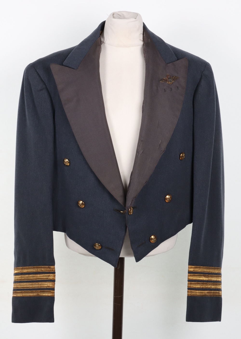 WW2 Royal Air Force Group Captains Mess Dress Tunic Tailored by Burberry - Image 7 of 8