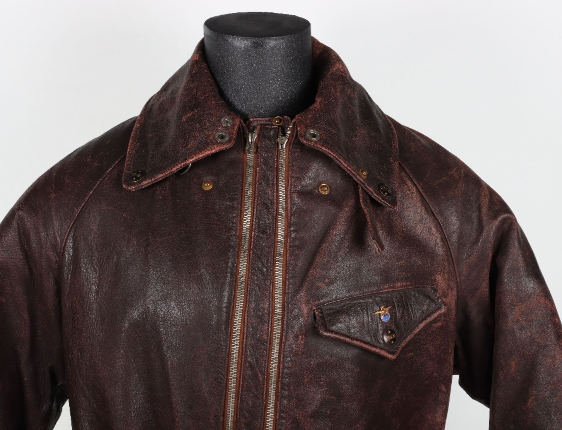 One Piece Leather Flight Suit - Image 2 of 8
