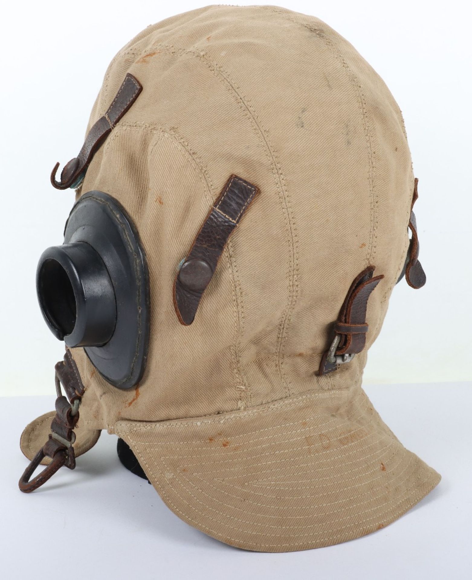 WW2 Royal Air Force Early Pattern D-Type Flying Helmet - Image 11 of 14