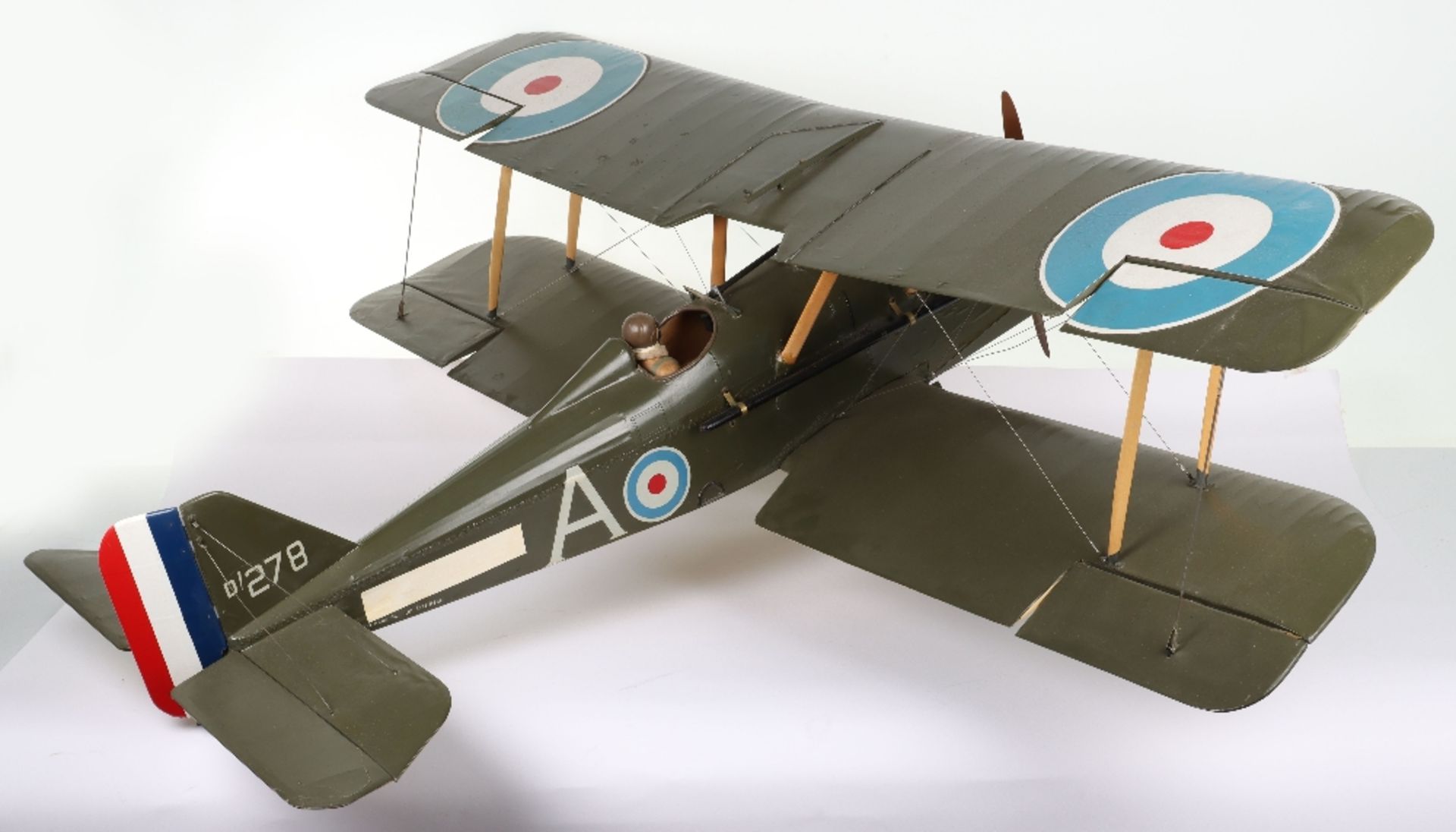 Impressive Working Model of a Royal Flying Corps SE5a Fighter Plane - Image 6 of 8