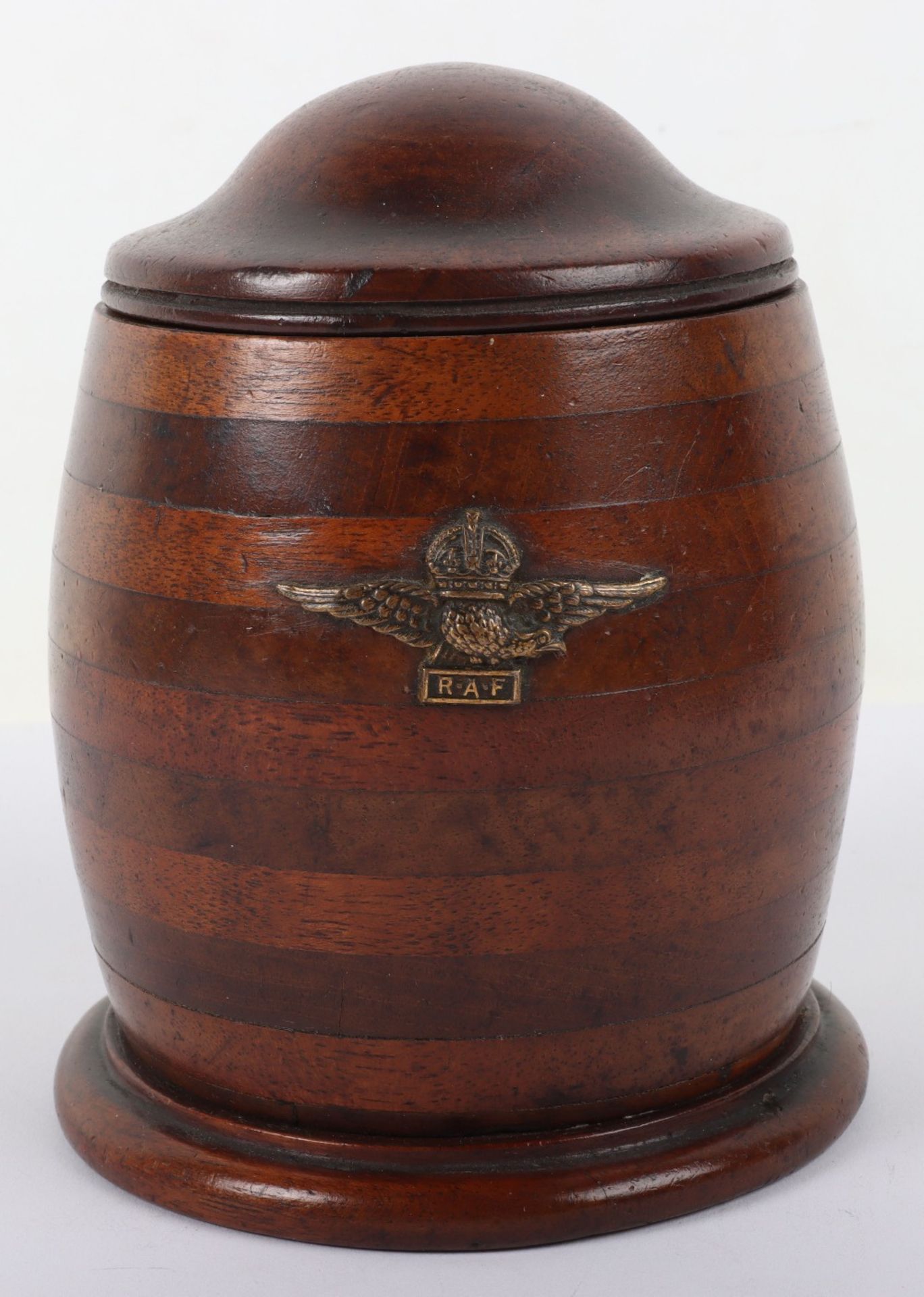 WW1 Royal Air Force Workshop Made Tobacco Jar