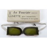 Pair of French Made “La Touriste” Lunette Automobile / Aviation Goggles