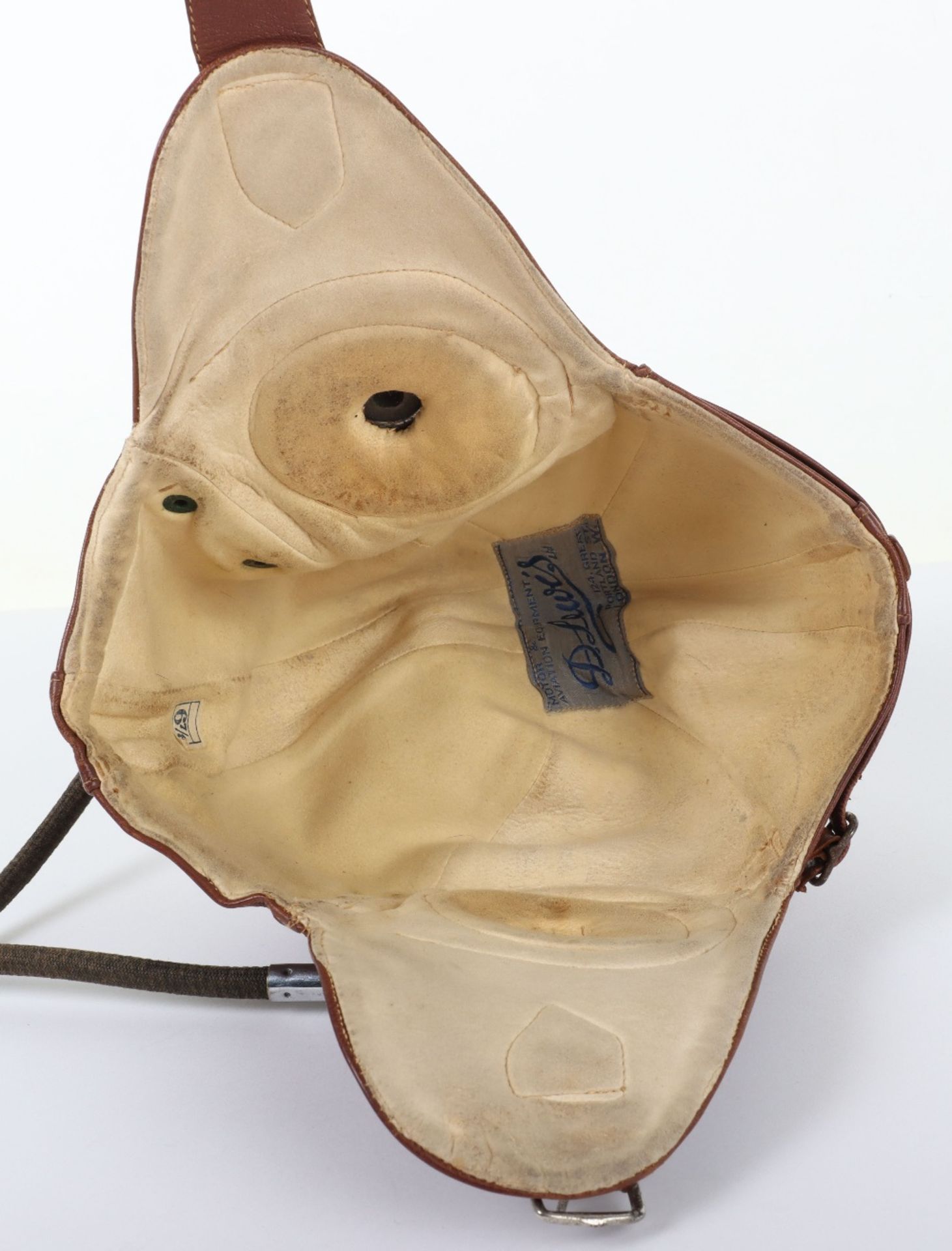 Lewis Pattern Leather Flying Helmet - Image 7 of 9