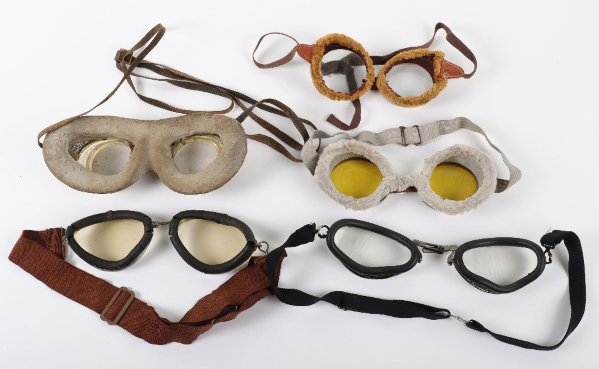 Pair of Vintage Aviators Flying Goggles by Bausch & Lomb - Image 2 of 2