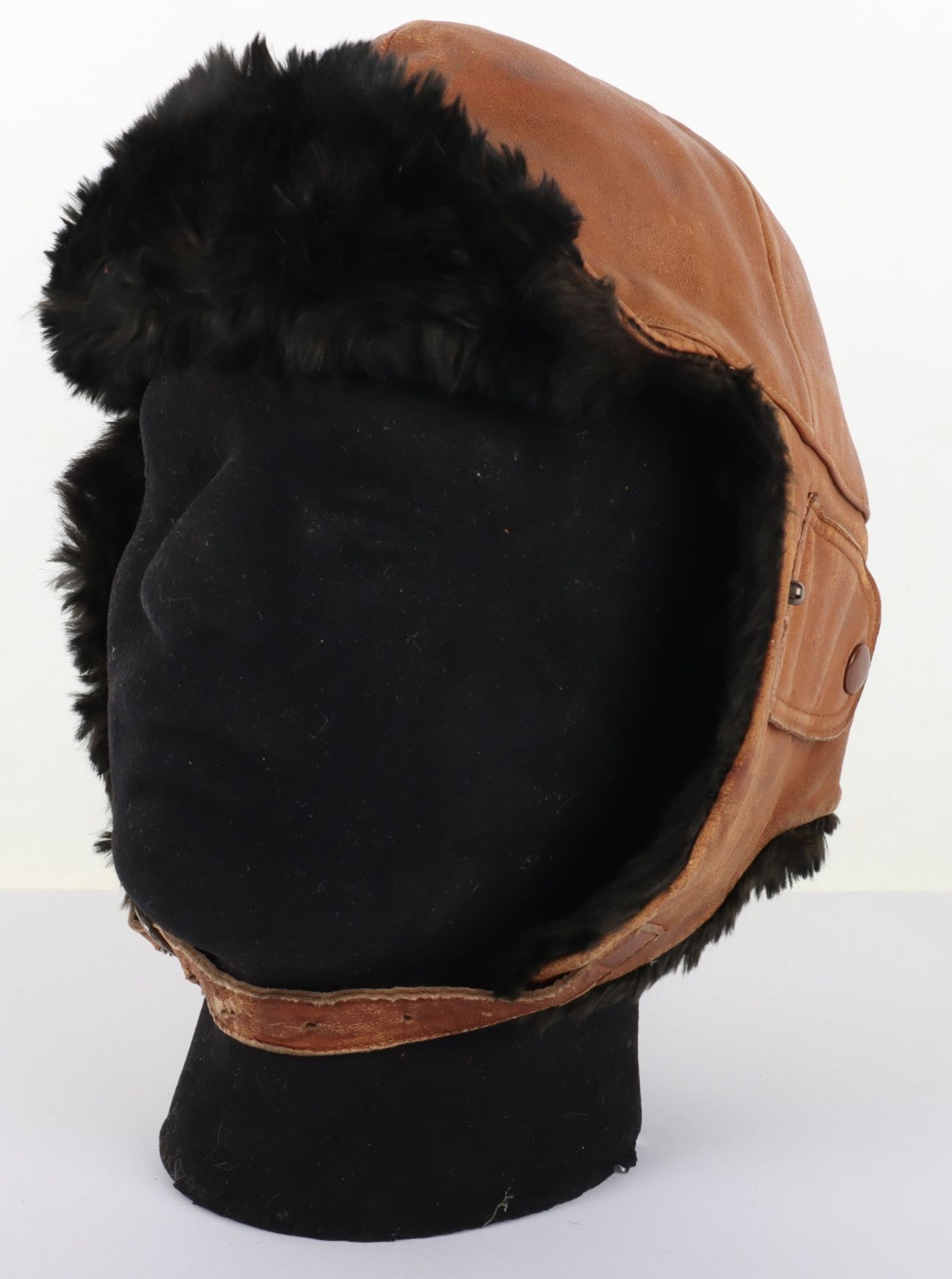 Royal Flying Corps Mk1 Style Leather Flying Helmet - Image 4 of 6