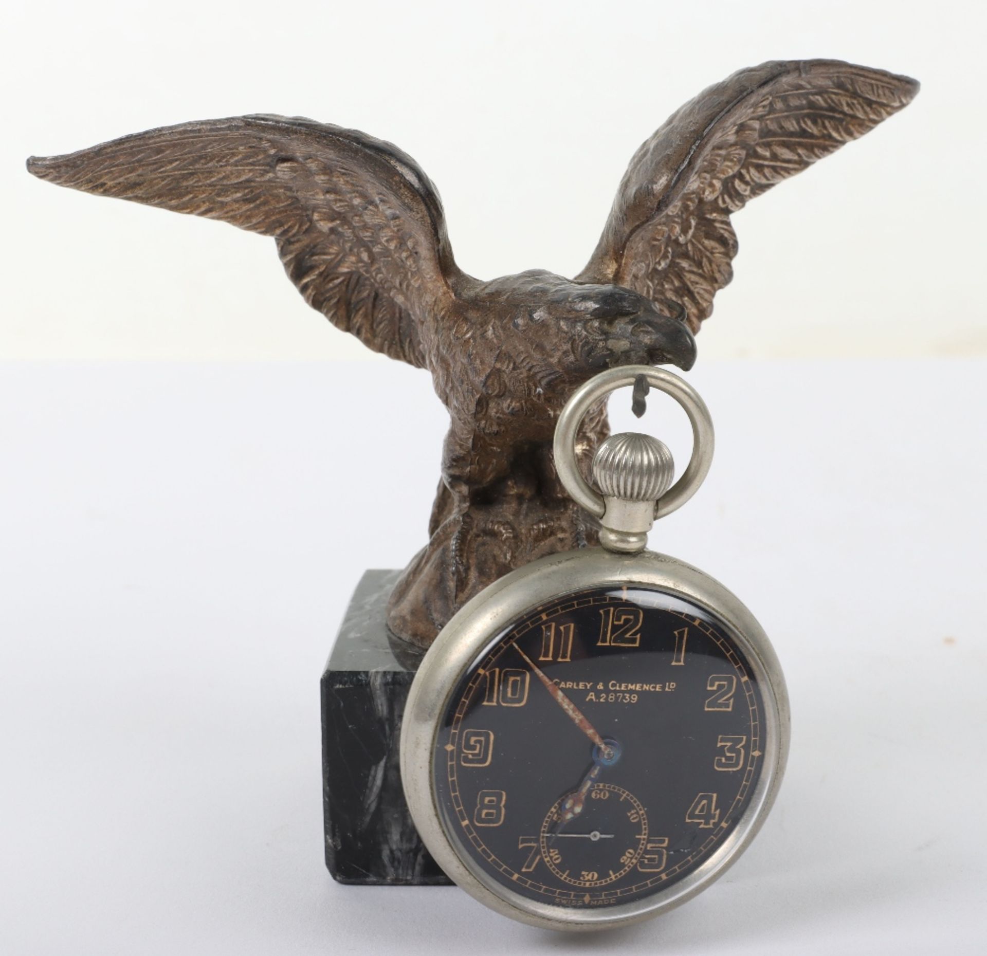 Early 20th Century Eagle in Flight Pocket Watch Stand,