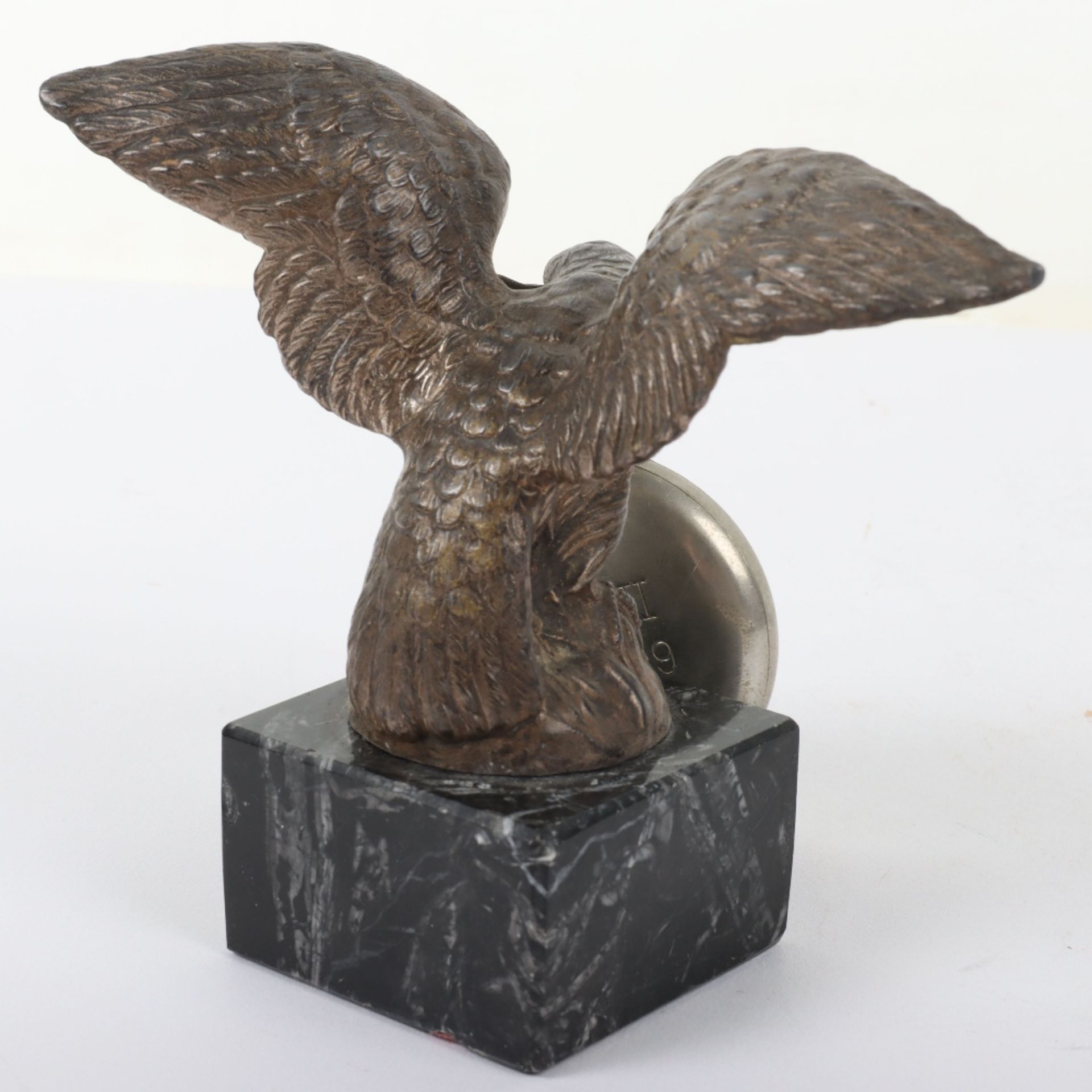 Early 20th Century Eagle in Flight Pocket Watch Stand, - Bild 4 aus 5