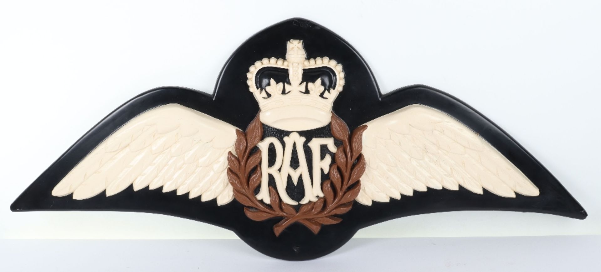 EIIR Royal Air Force Pilots Wings Plaque