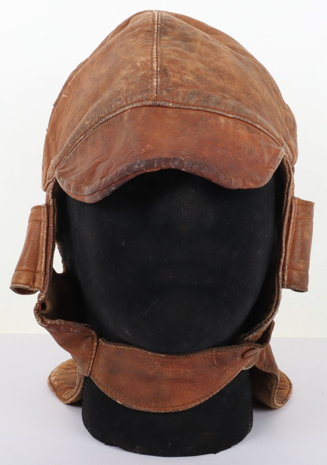 WW1 Royal Flying Corps Private Purchase Leather Flying Helmet - Image 9 of 9