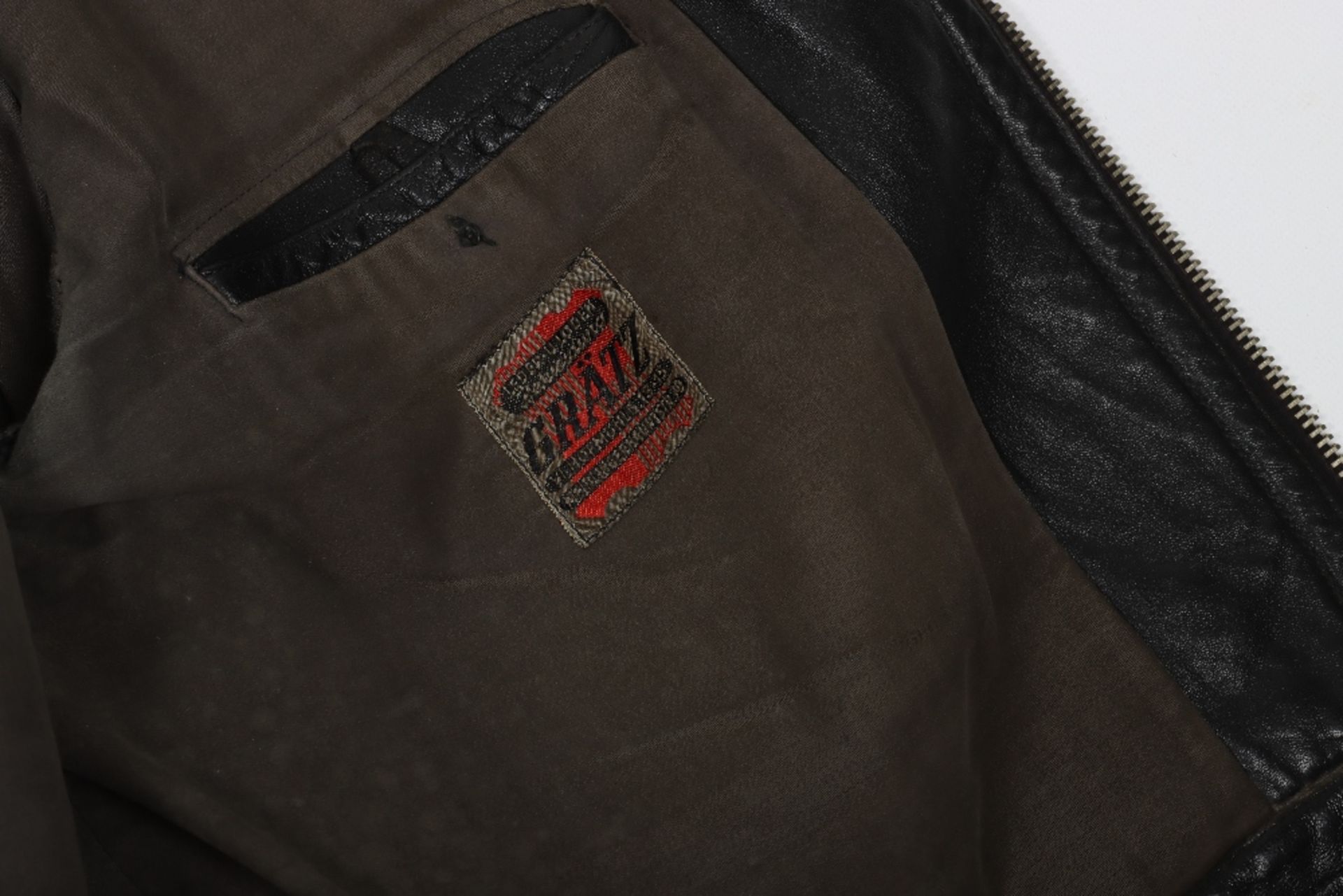 Vintage Black Leather Jacket - Image 10 of 10