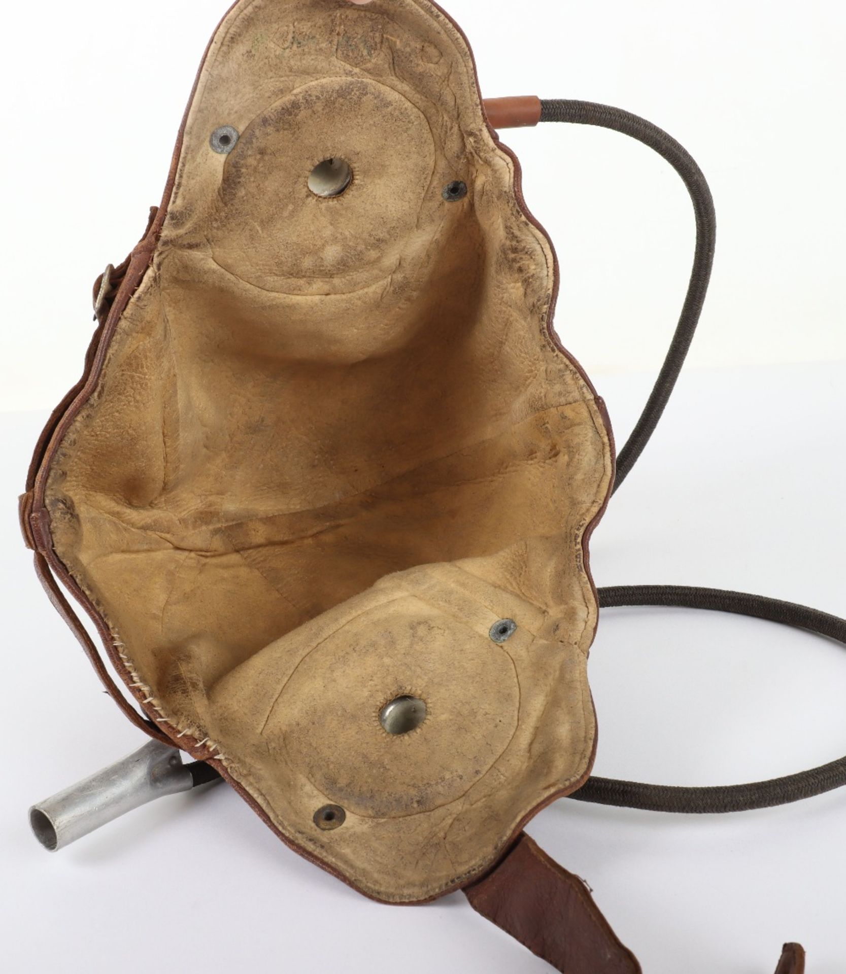 1930’s Lewis Style Flying Helmet with Gosport Tubes - Image 6 of 7