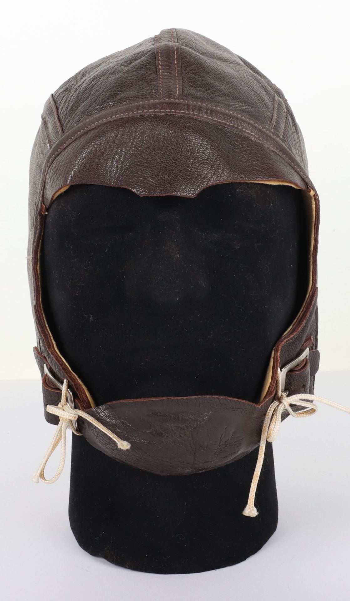 WW2 US Navy Leather Flight Helmet - Image 8 of 8