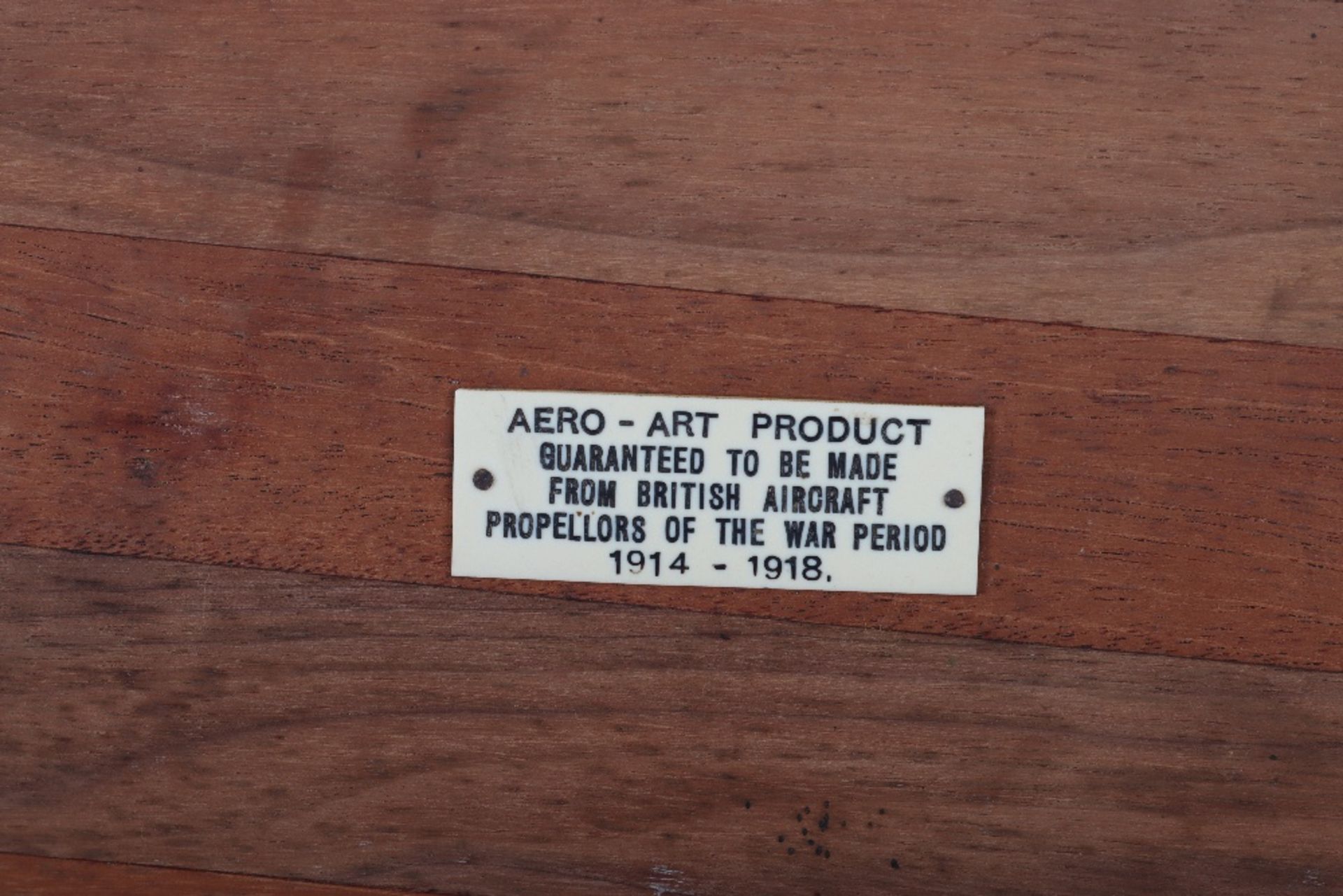 Aero-Art Product Jewellery Box Made from WW1 Propeller - Bild 2 aus 7
