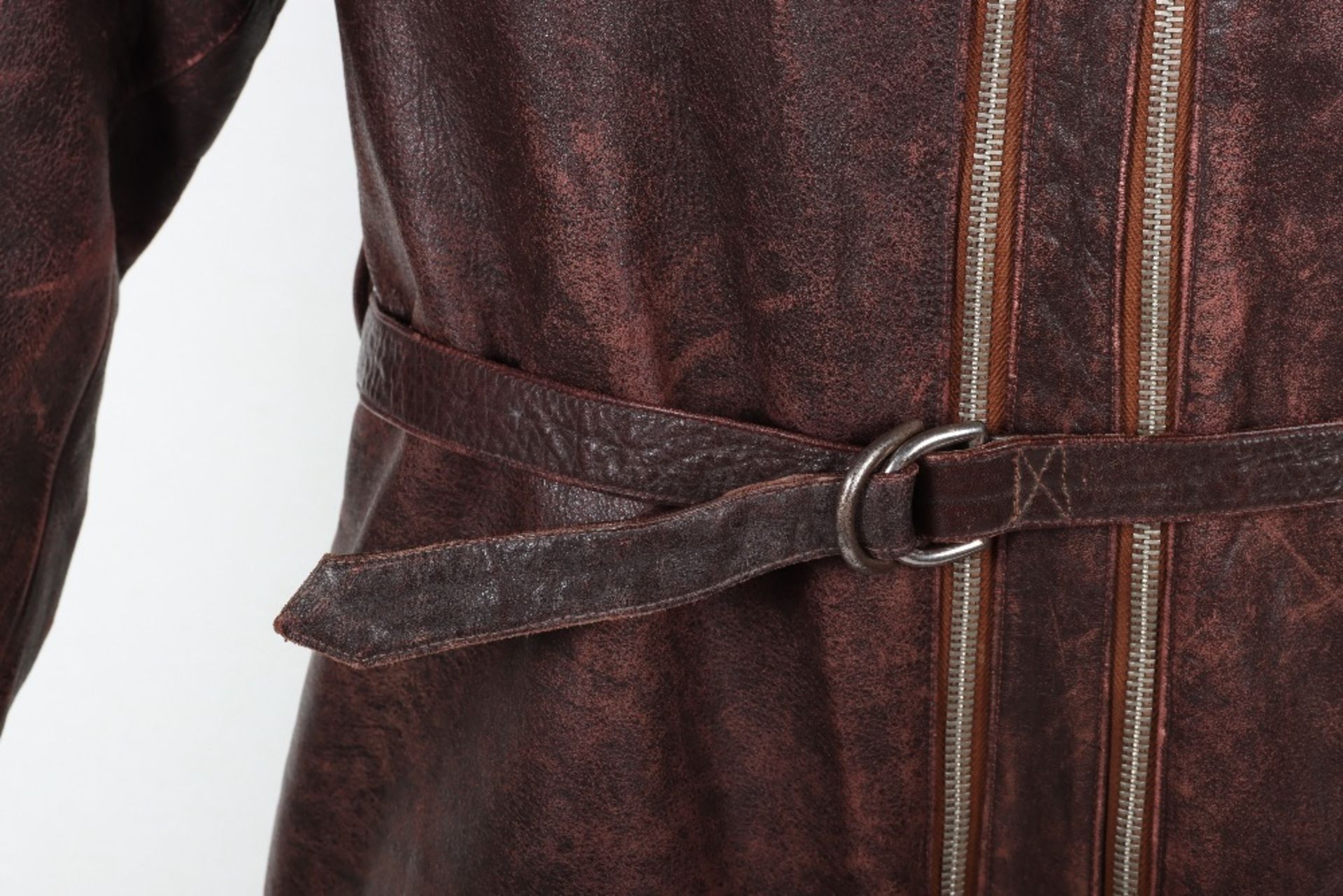 One Piece Leather Flight Suit - Image 4 of 8