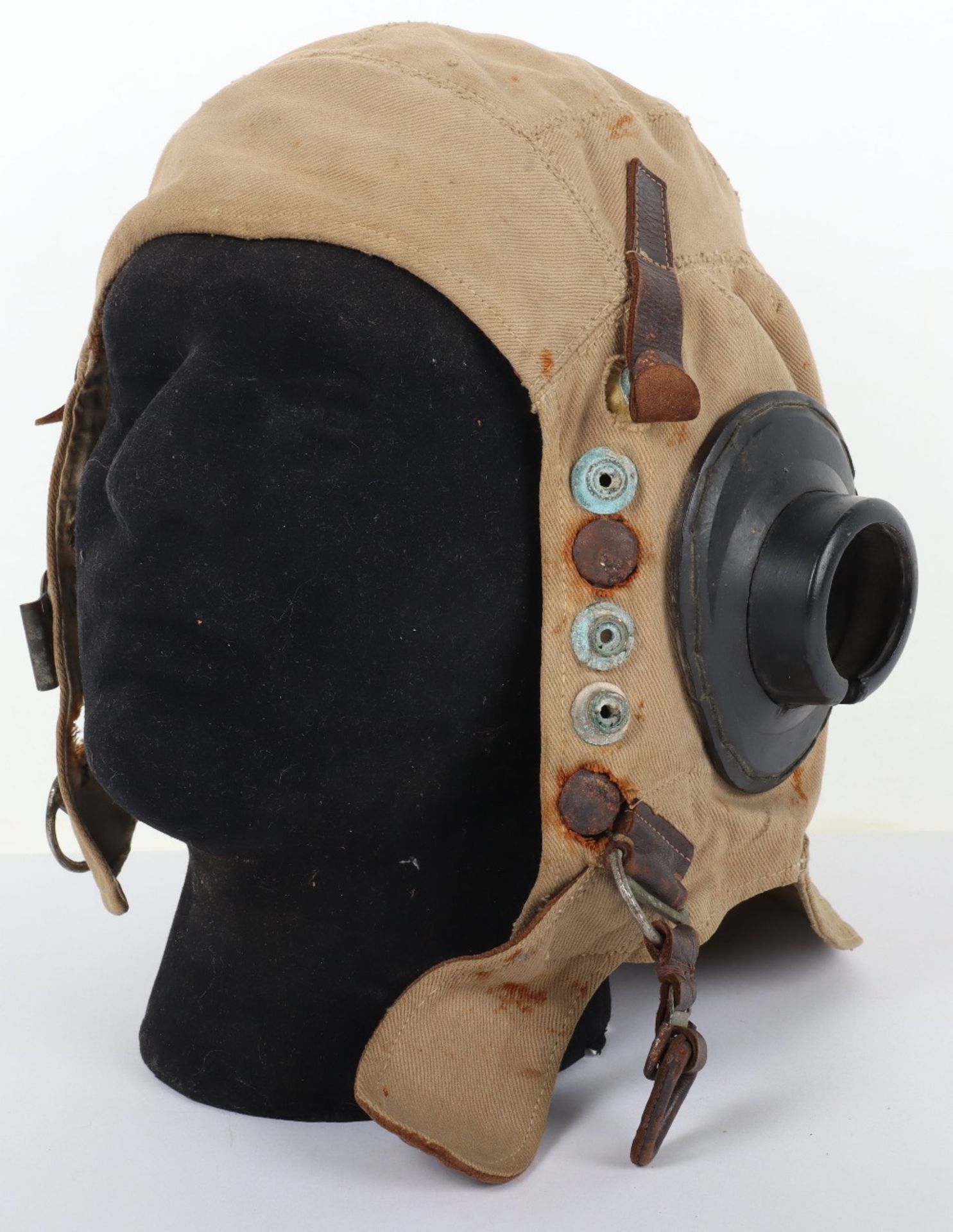 WW2 Royal Air Force Early Pattern D-Type Flying Helmet - Image 12 of 14