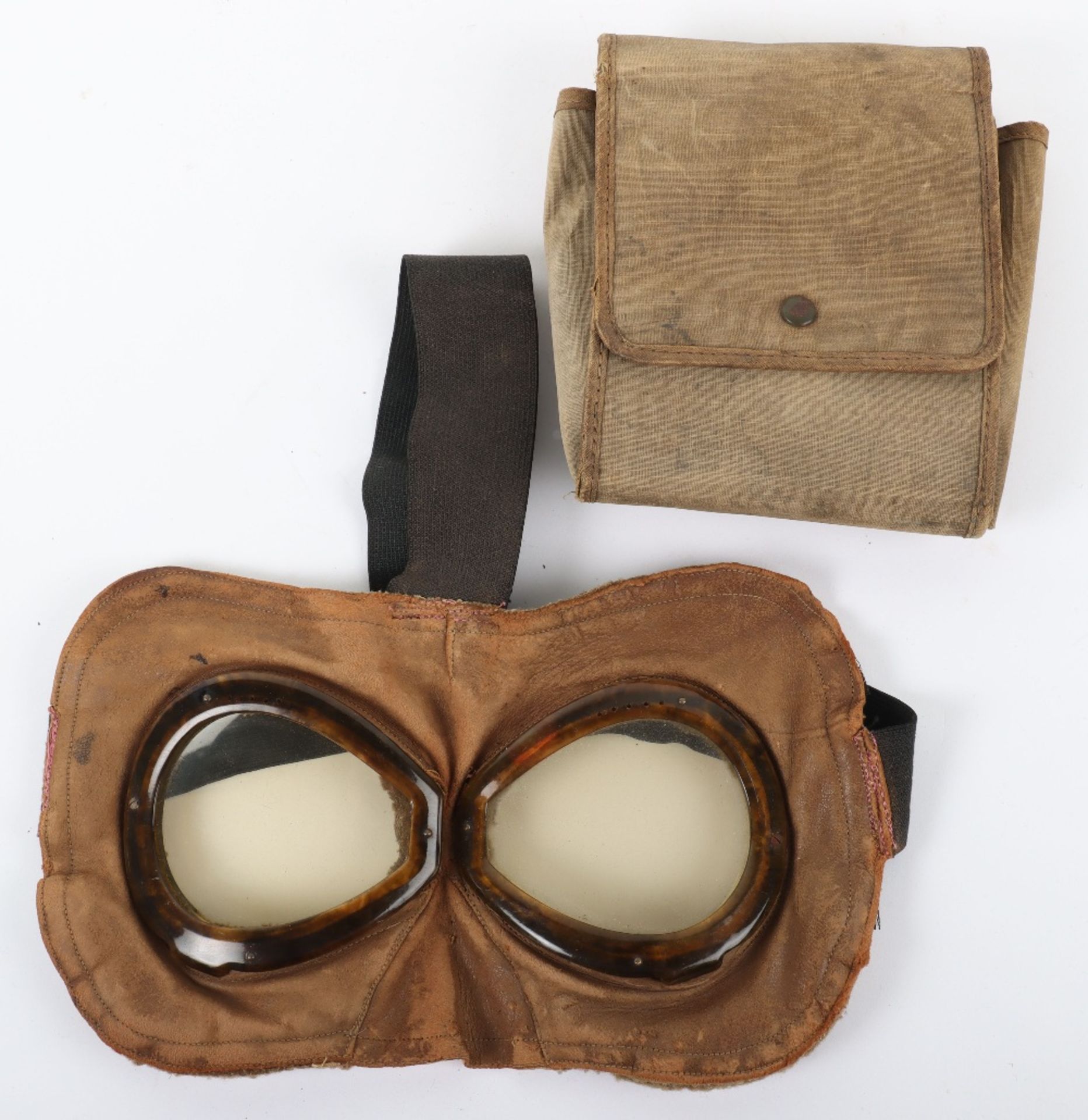 Fine Pair of Early Aviators Flying Goggles