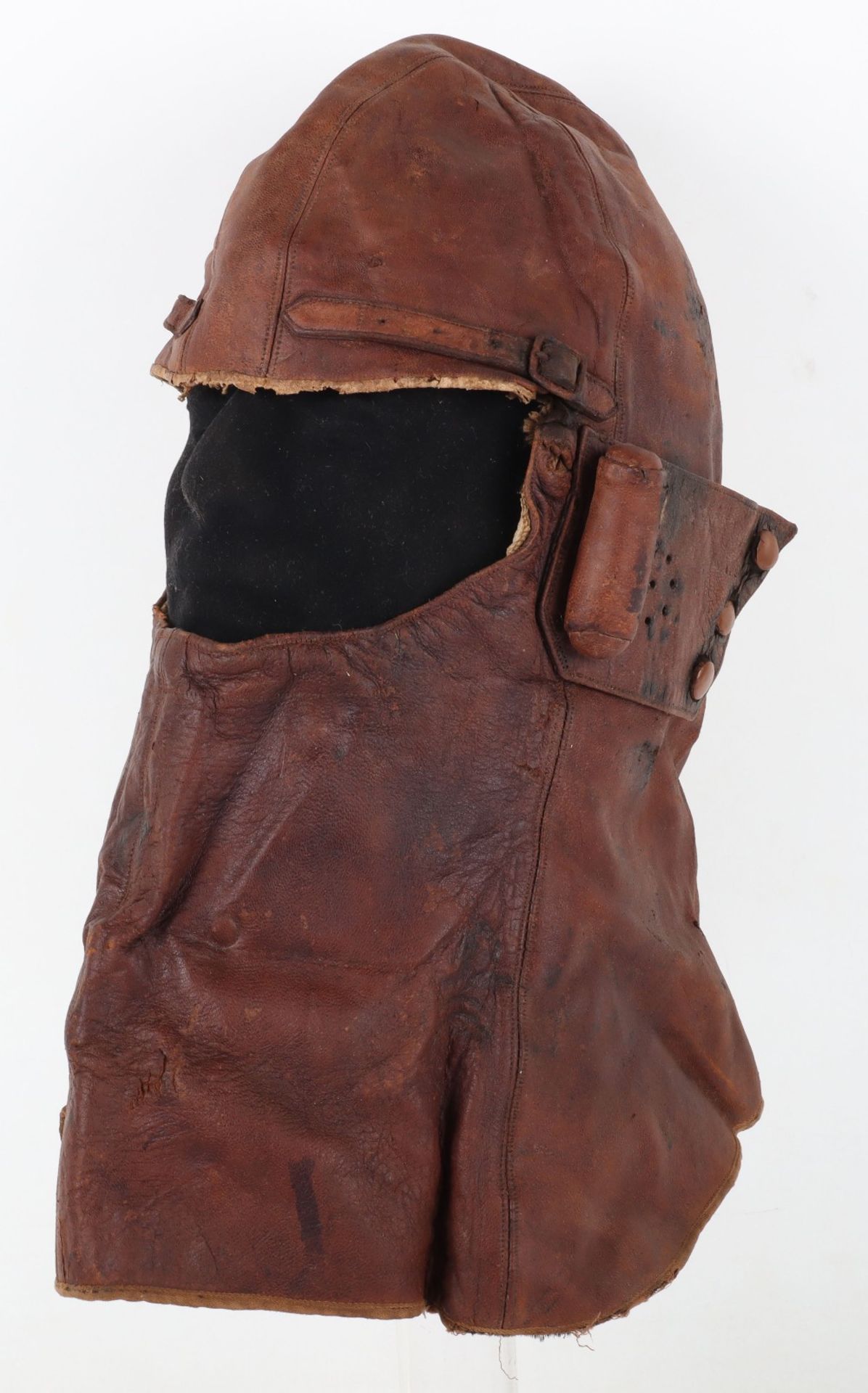 WW1 Royal Flying Corps Cowl Pattern Flying Helmet - Image 7 of 9