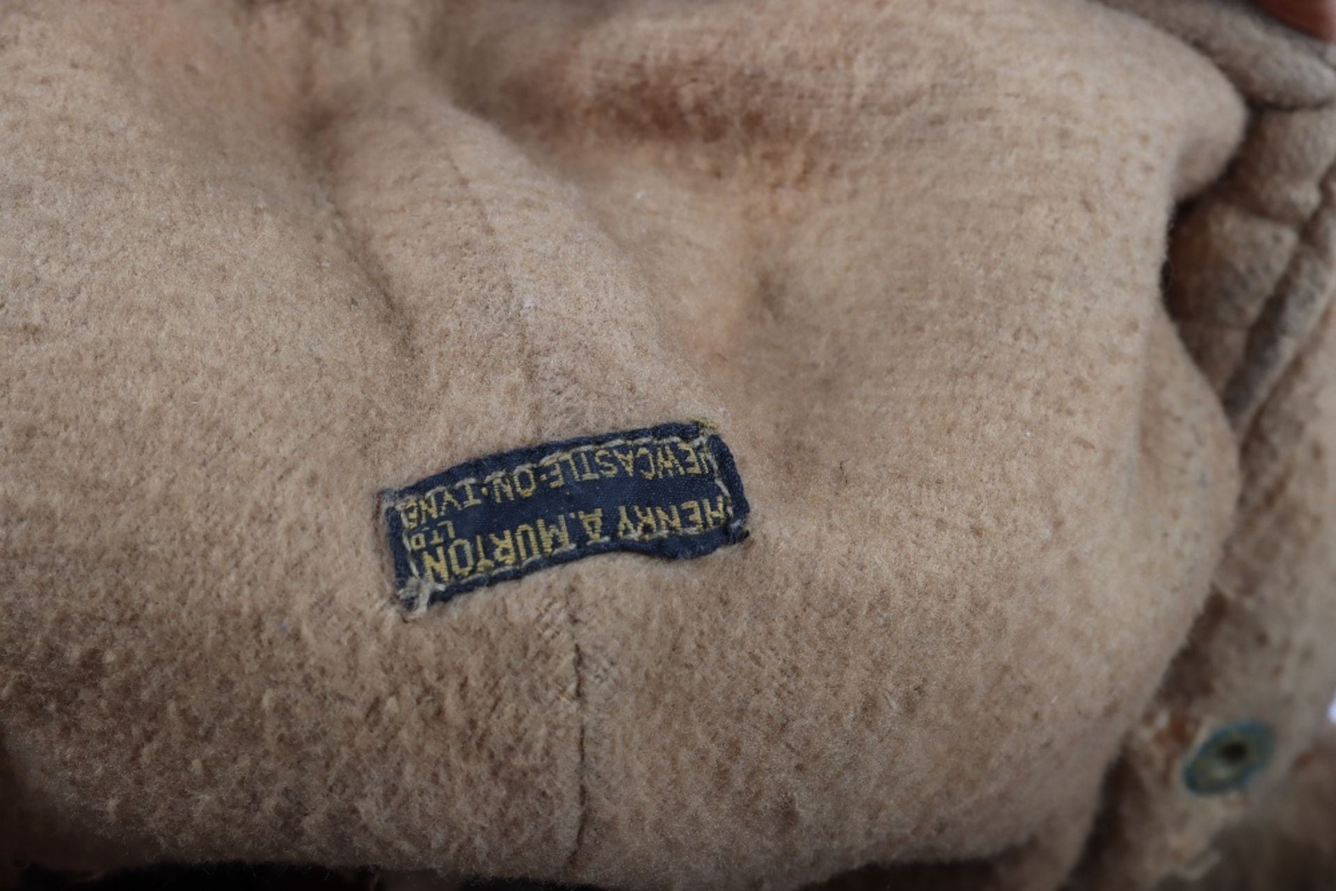 WW1 Royal Flying Corps Private Purchase Leather Flying Helmet - Image 8 of 9