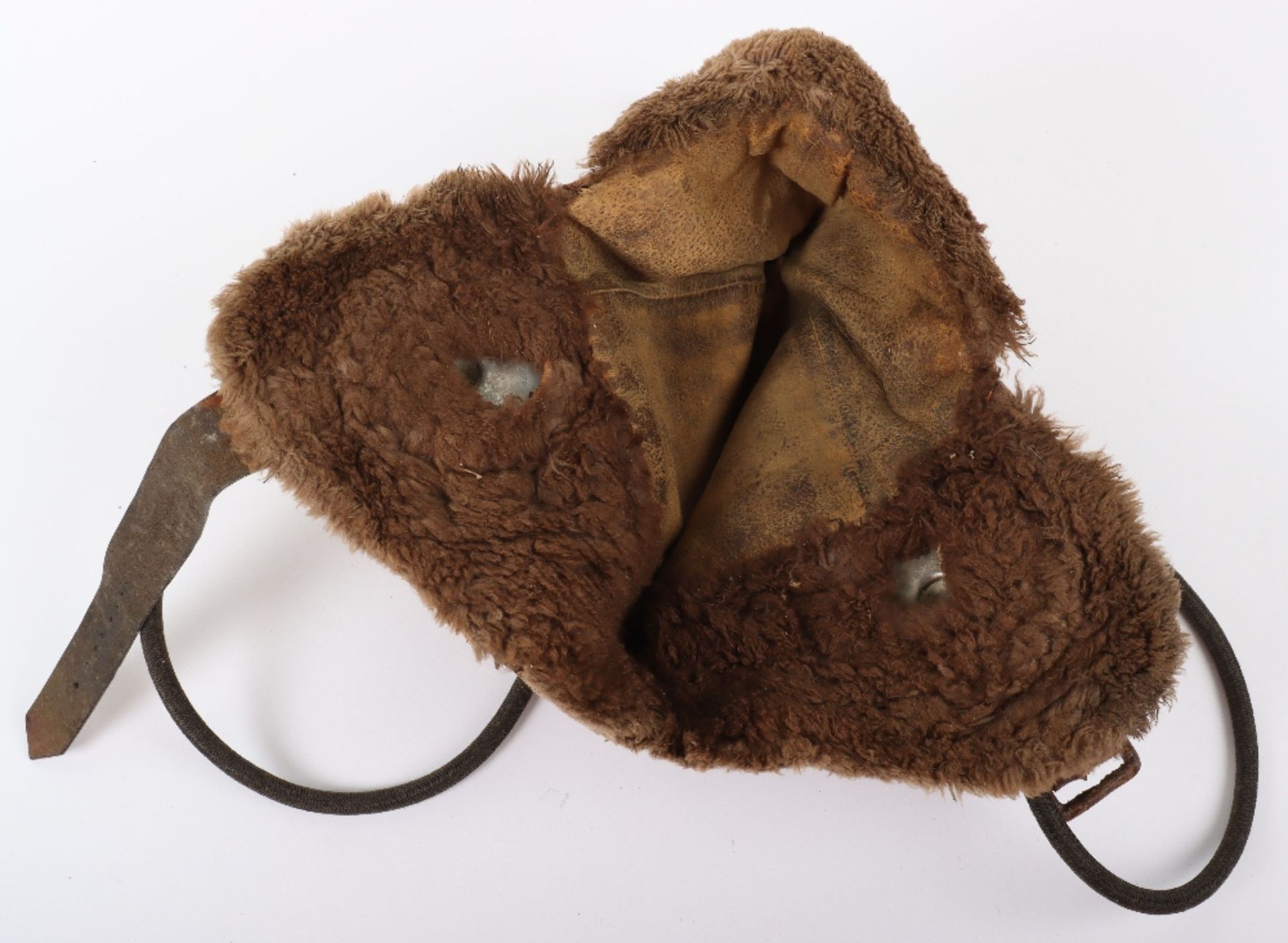 1918 Dated Royal Flying Corps / Royal Air Force Mk1 Leather Flying Helmet - Image 5 of 5