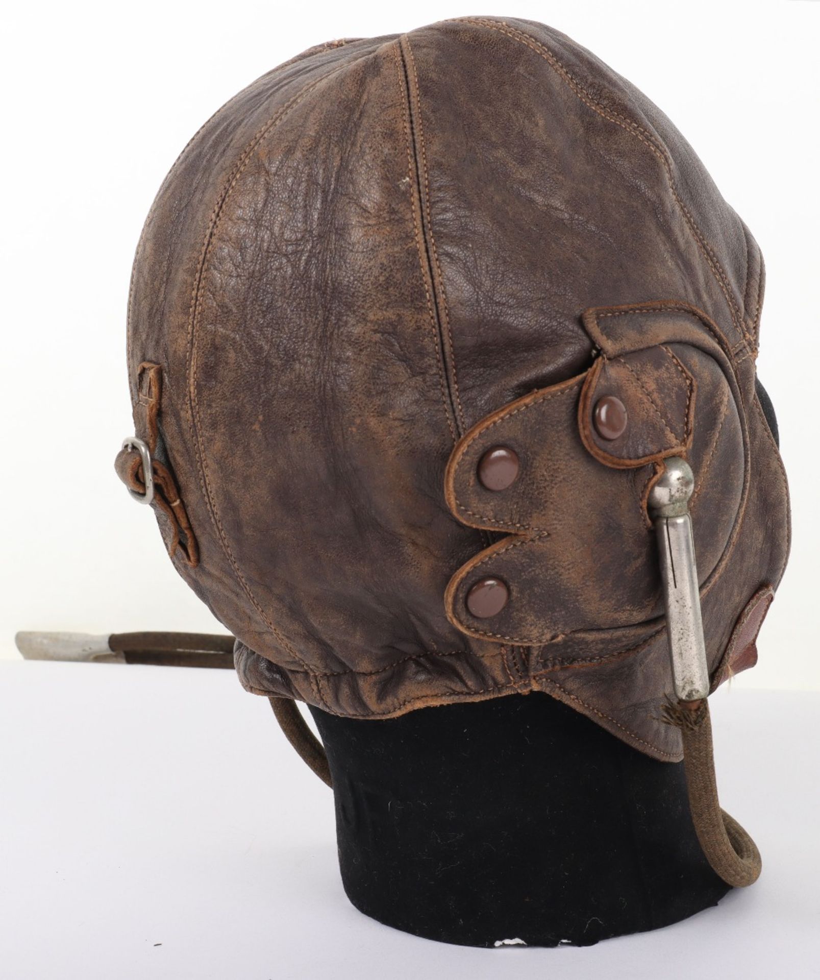 Lewis Pattern Leather Flying Helmet - Image 6 of 9