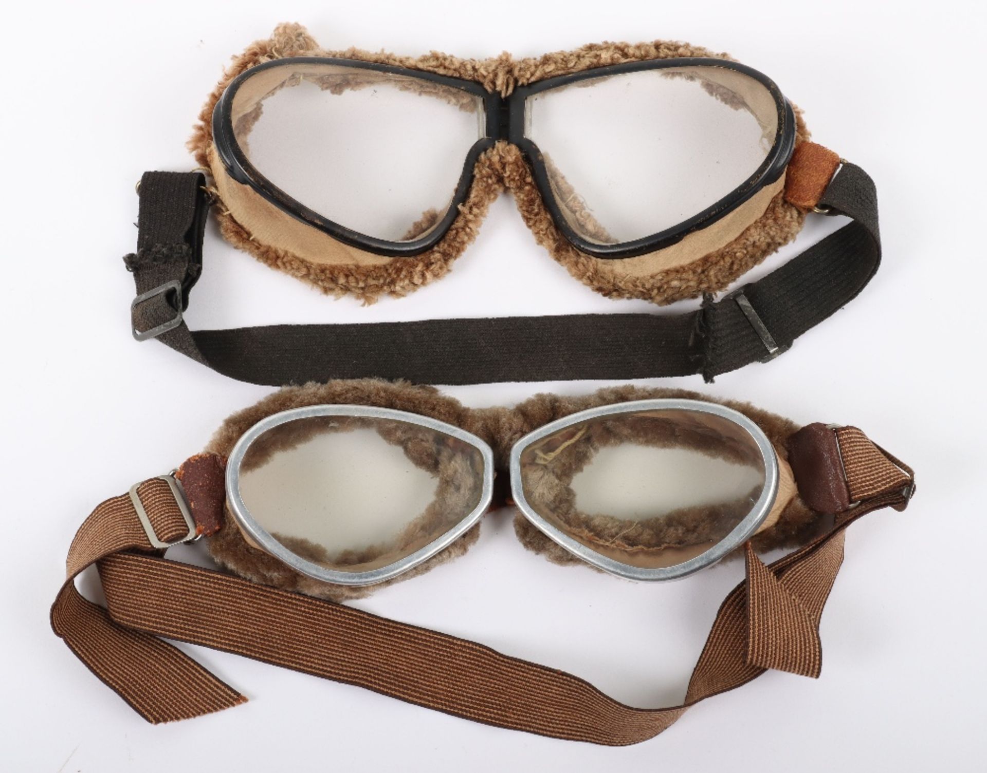 2x Pairs of Early Aviators Flying Goggles