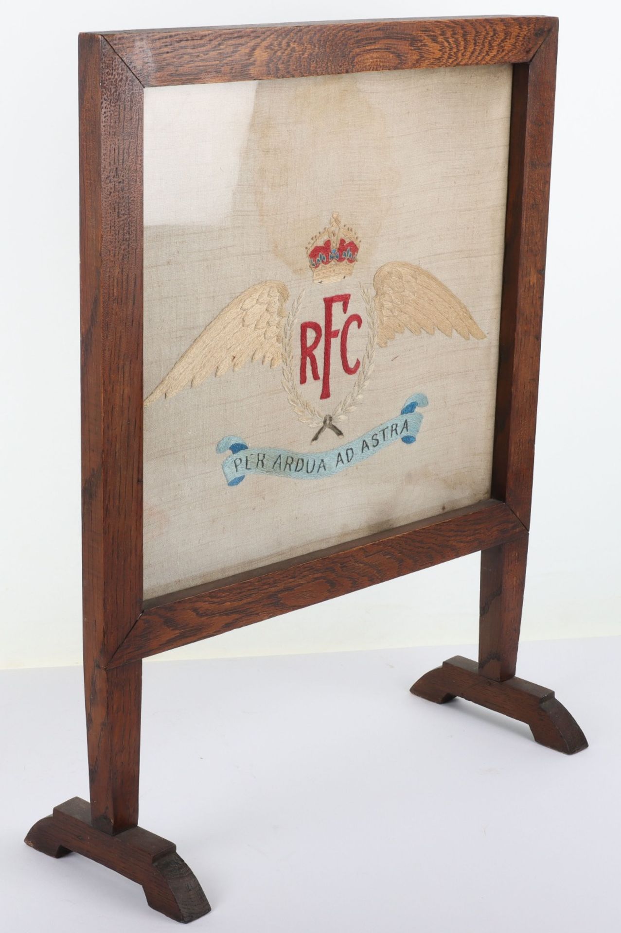 Royal Flying Corps Embroidered Fire Screen - Bild 3 aus 4