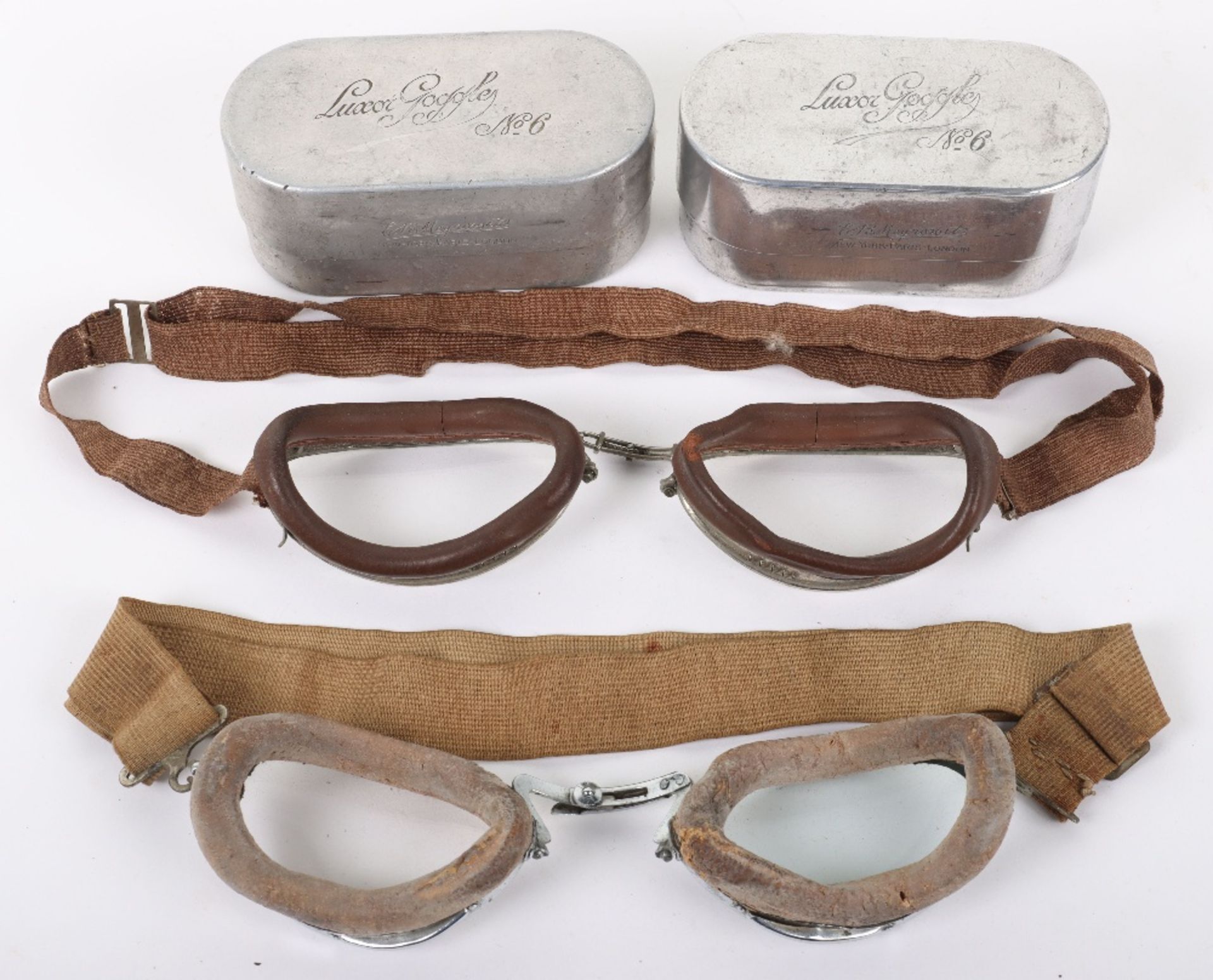 2x Pairs of Aviators Luxor Goggles No6 by E B Meyrowitz - Image 4 of 6