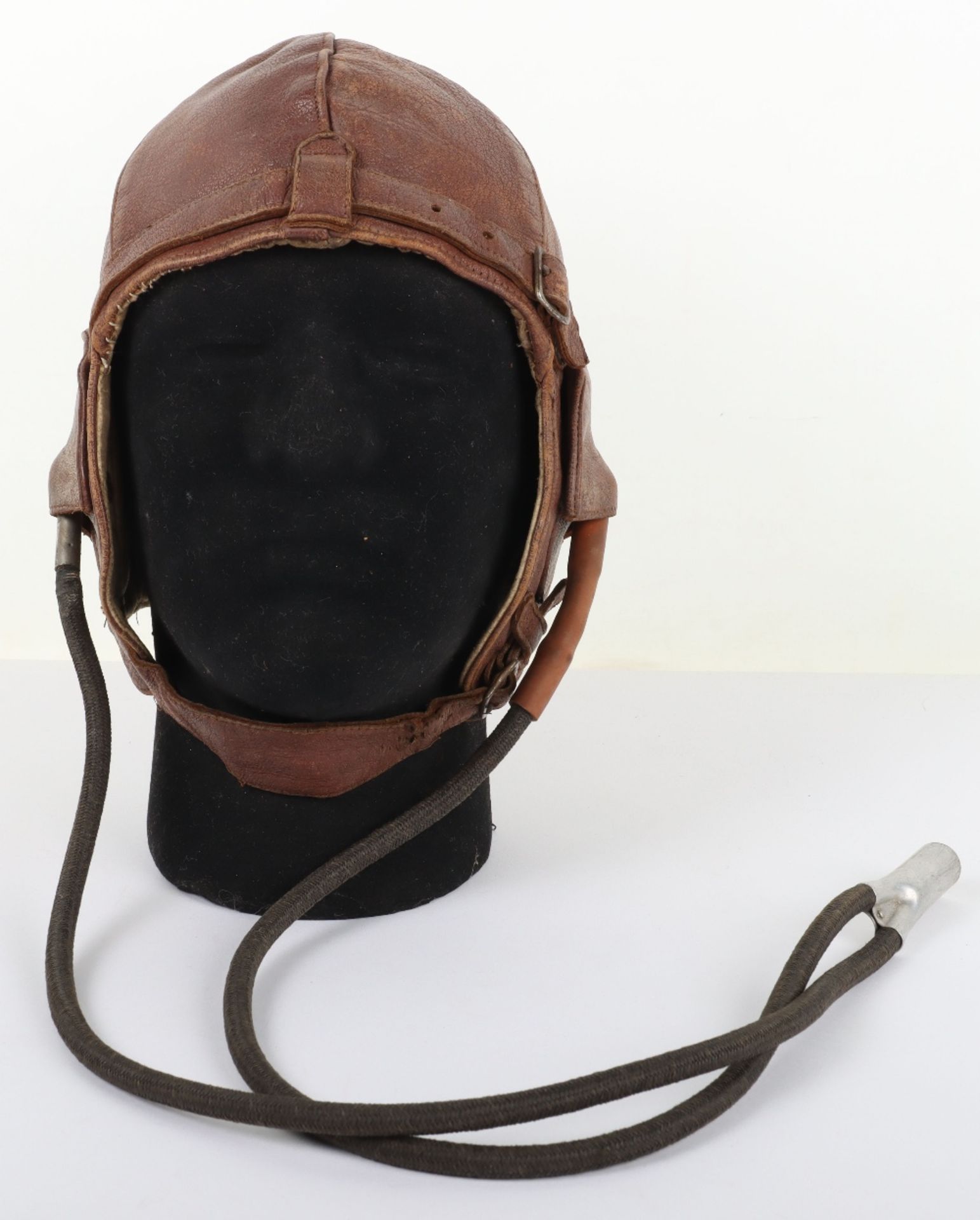 1930’s Lewis Style Flying Helmet with Gosport Tubes - Image 7 of 7