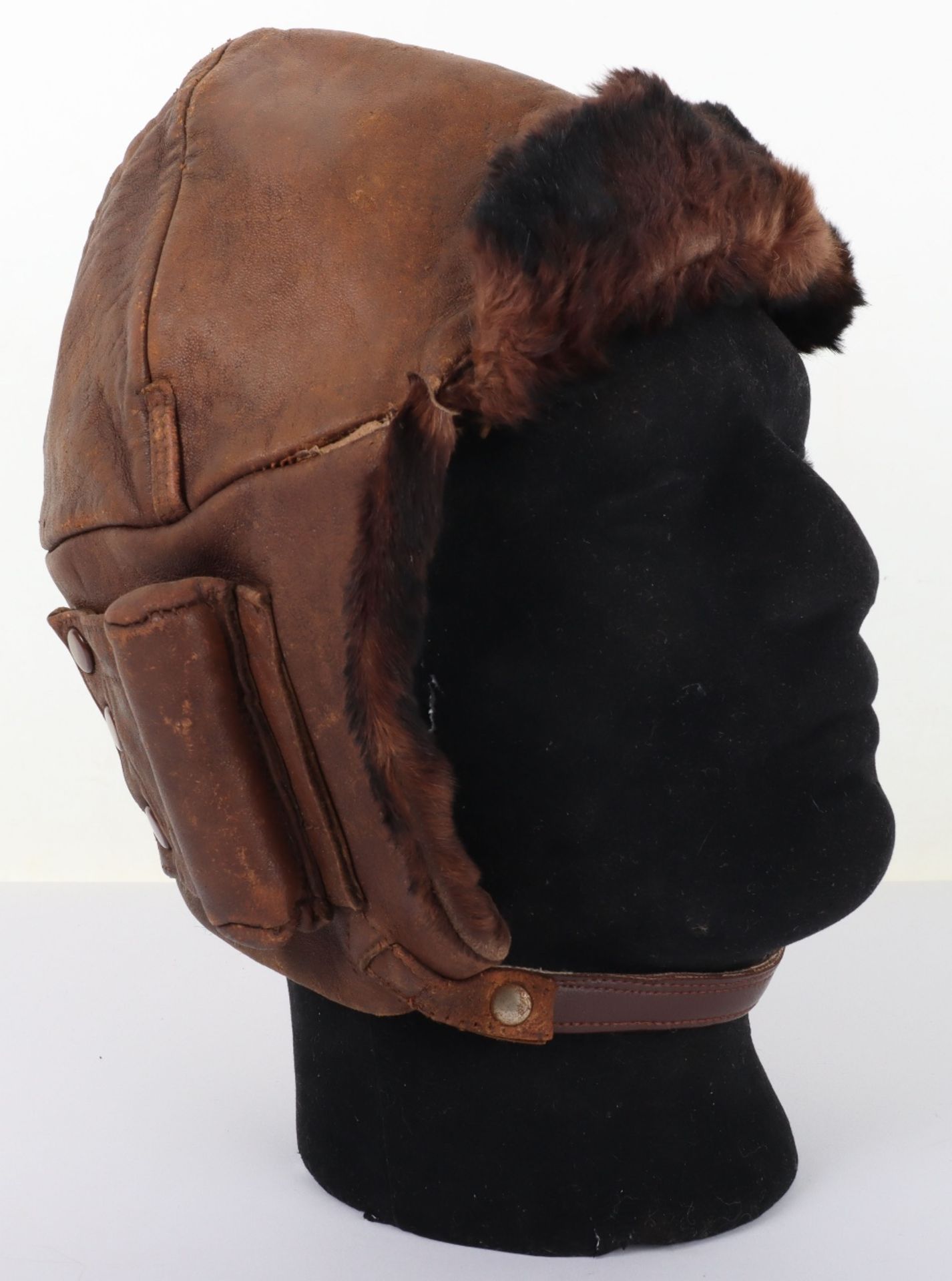 Royal Flying Corps Mk1 Style Leather Flying Helmet - Image 2 of 9