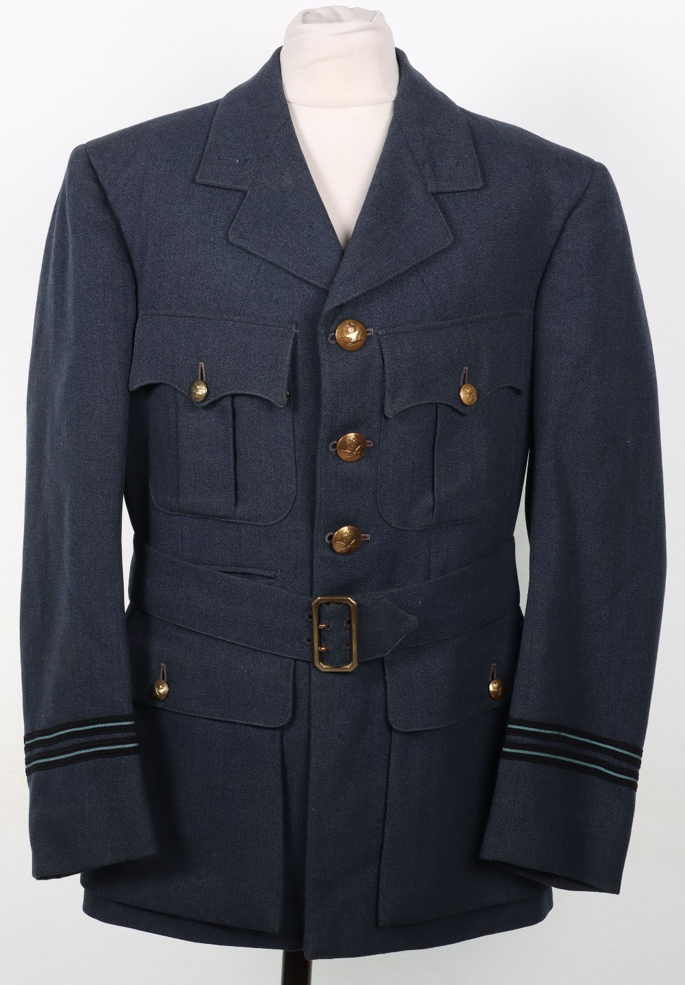 WW2 Pattern Royal Air Force Officers Service Dress Uniform - Image 2 of 12