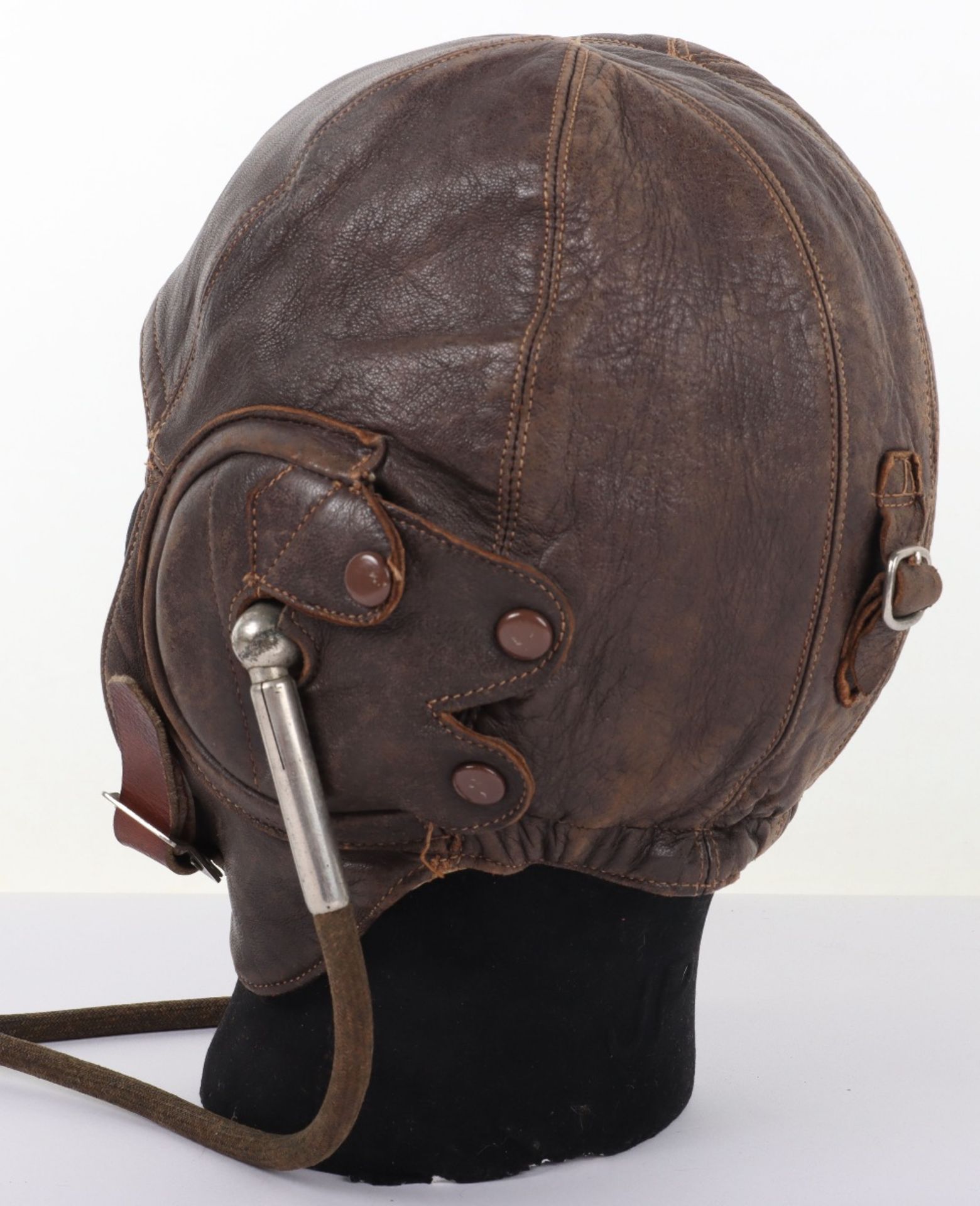 Lewis Pattern Leather Flying Helmet - Image 5 of 9