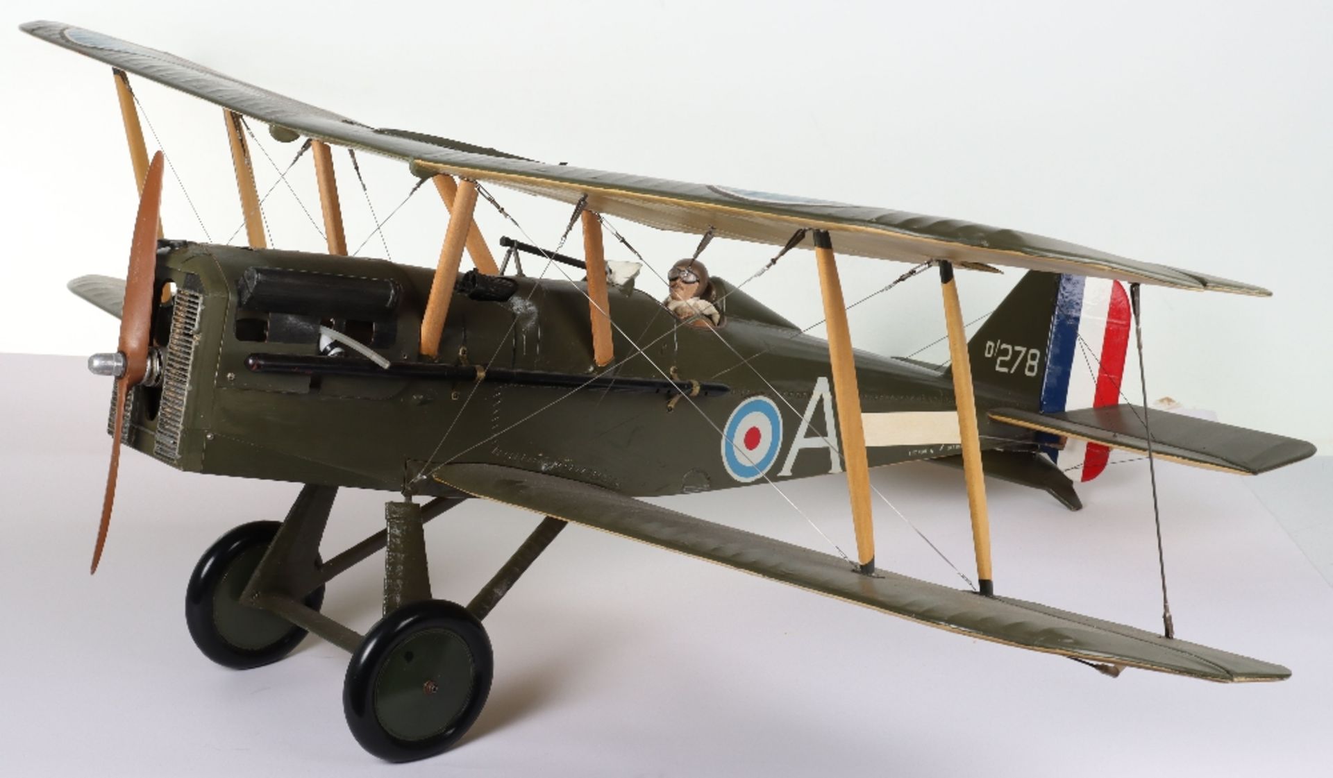 Impressive Working Model of a Royal Flying Corps SE5a Fighter Plane