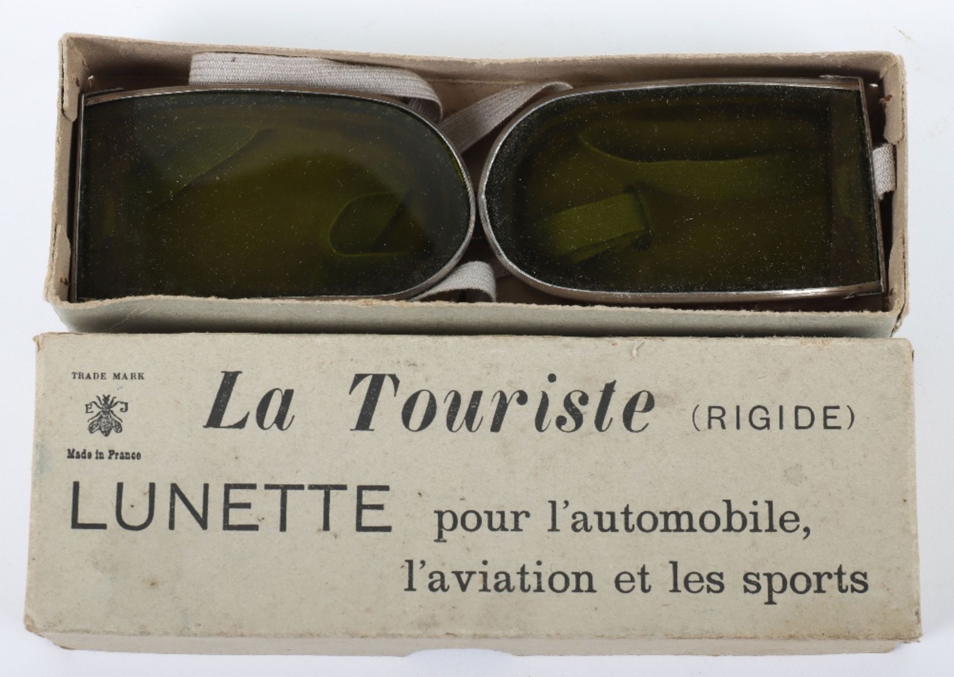 Pair of French Made “La Touriste” Lunette Automobile / Aviation Goggles - Image 4 of 4