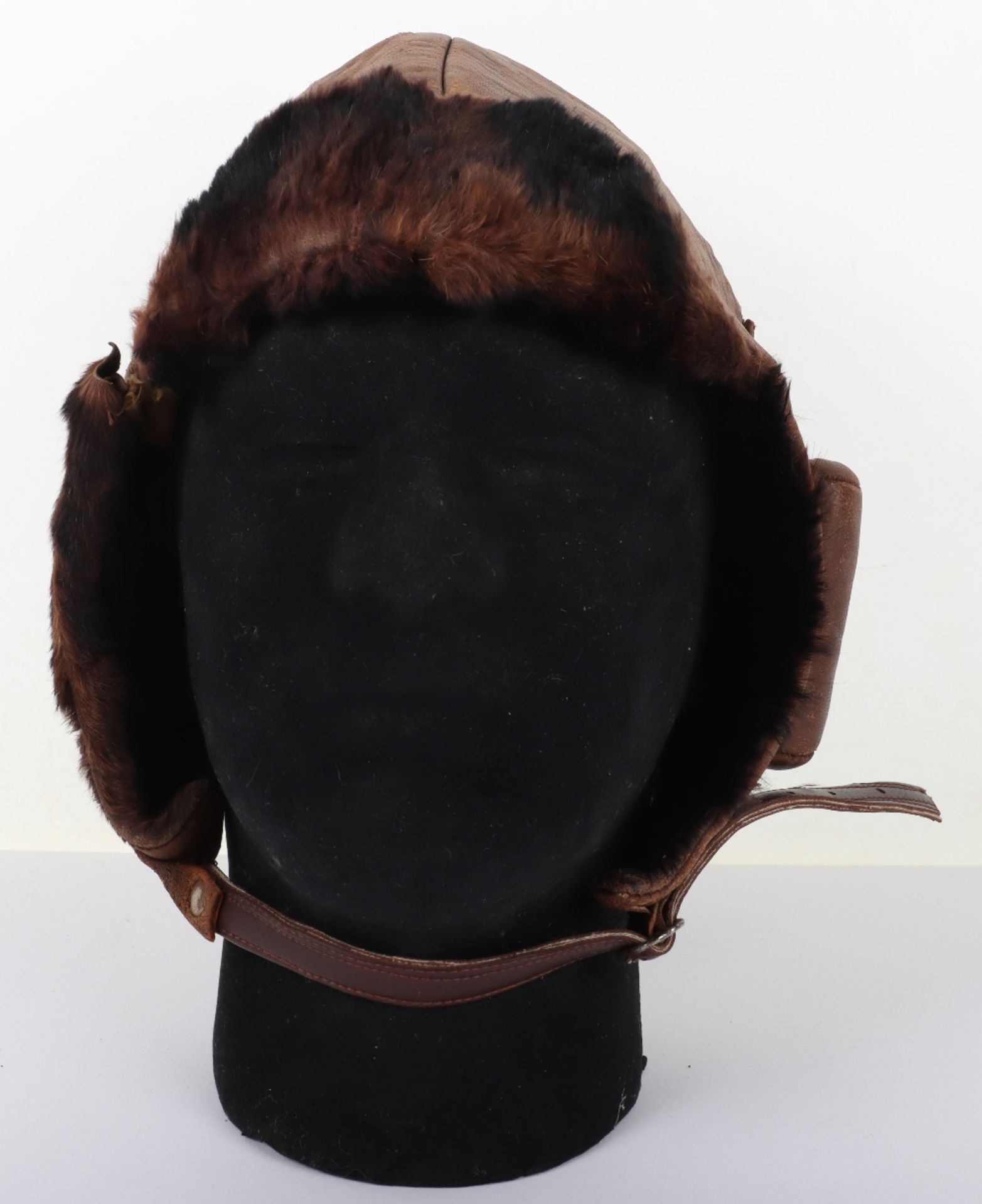 Royal Flying Corps Mk1 Style Leather Flying Helmet - Image 5 of 9