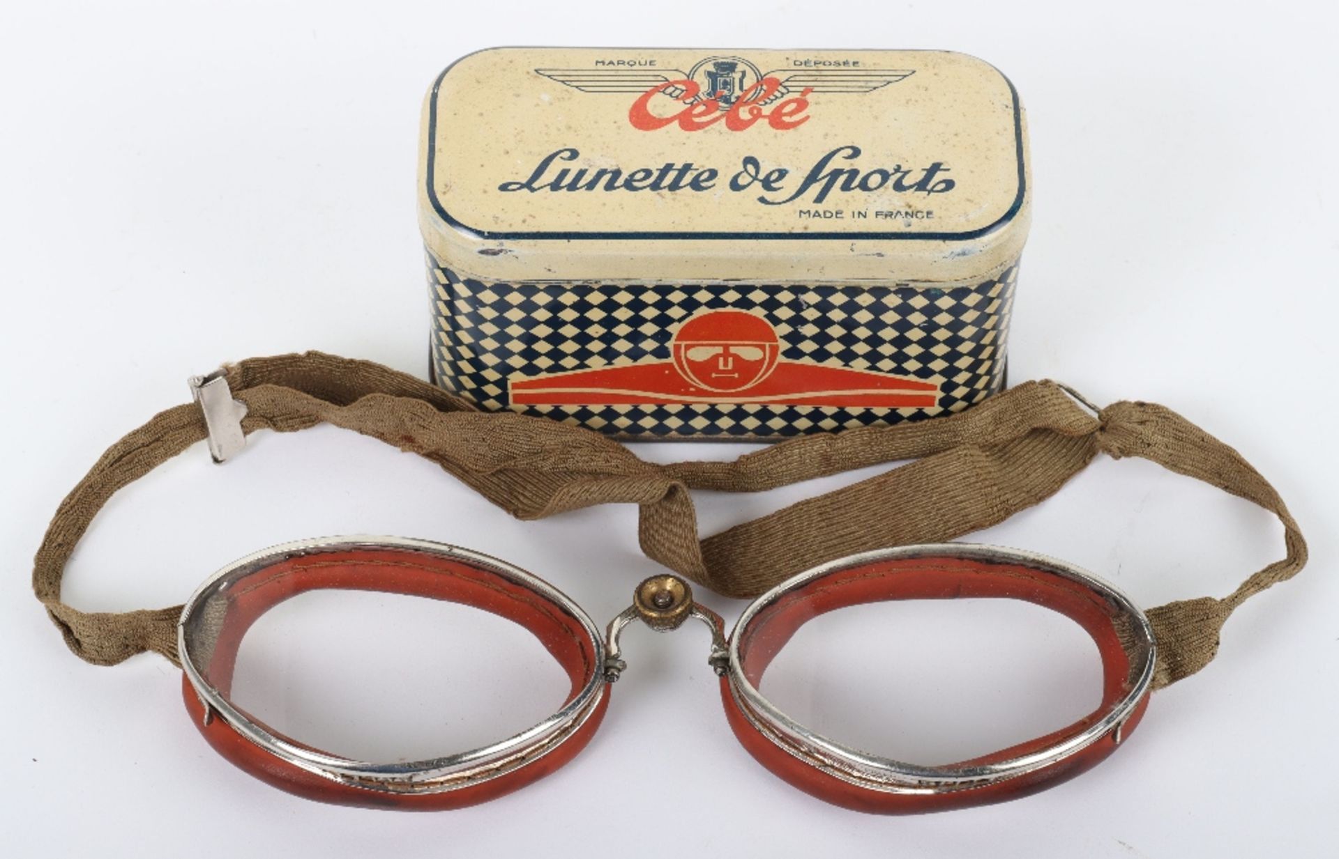 Pair of Vintage Aviators Flying Goggles