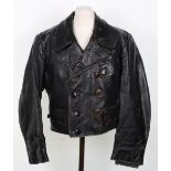 German 1940’s Style Leather Flight Jacket