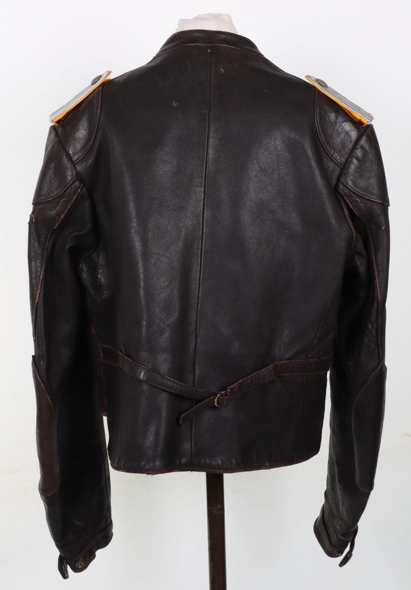 WW2 German Luftwaffe Style Leather Flying Jacket - Image 8 of 9