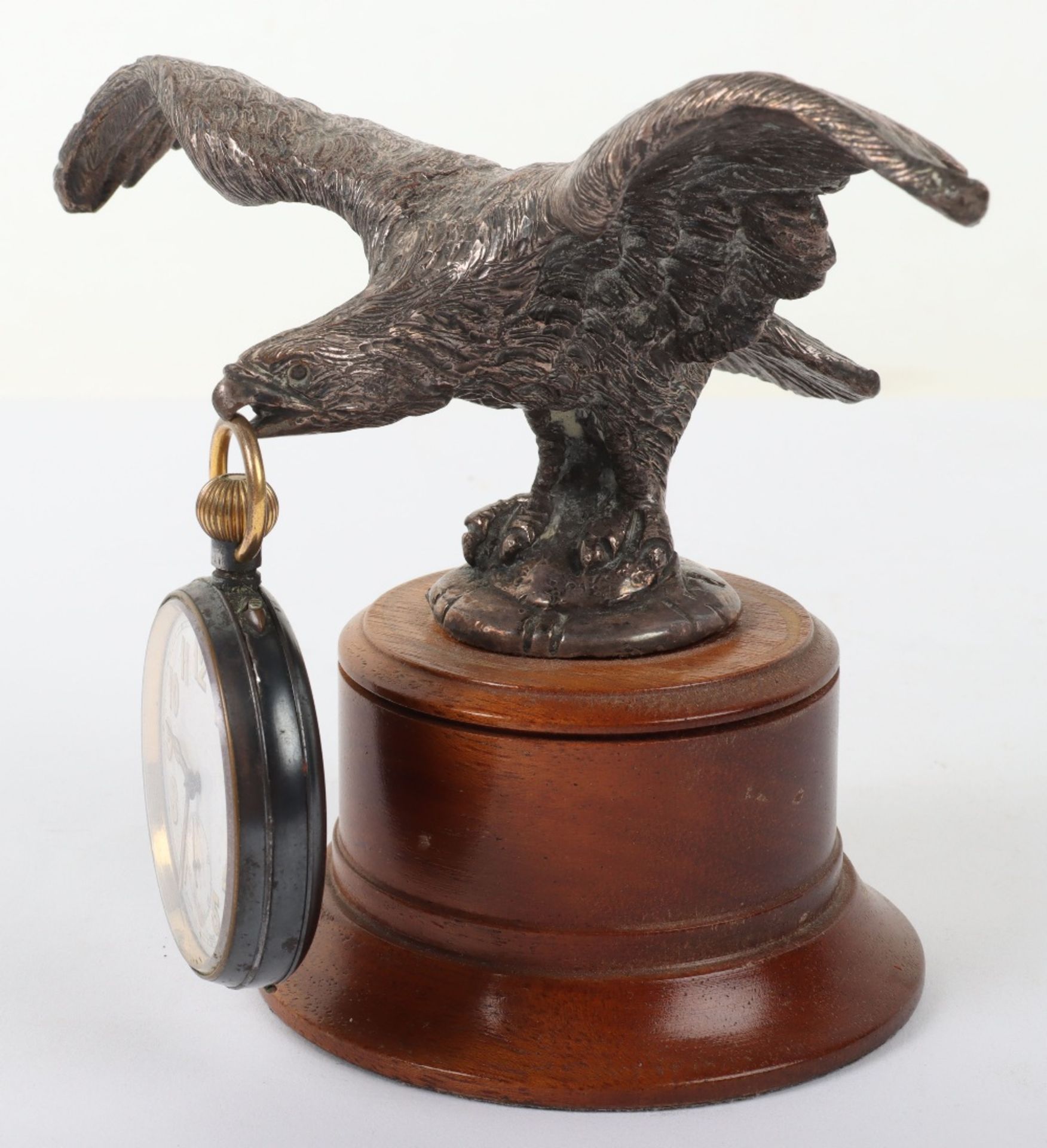 Early 20th Century Eagle in Flight Pocket Watch Stand - Bild 5 aus 5