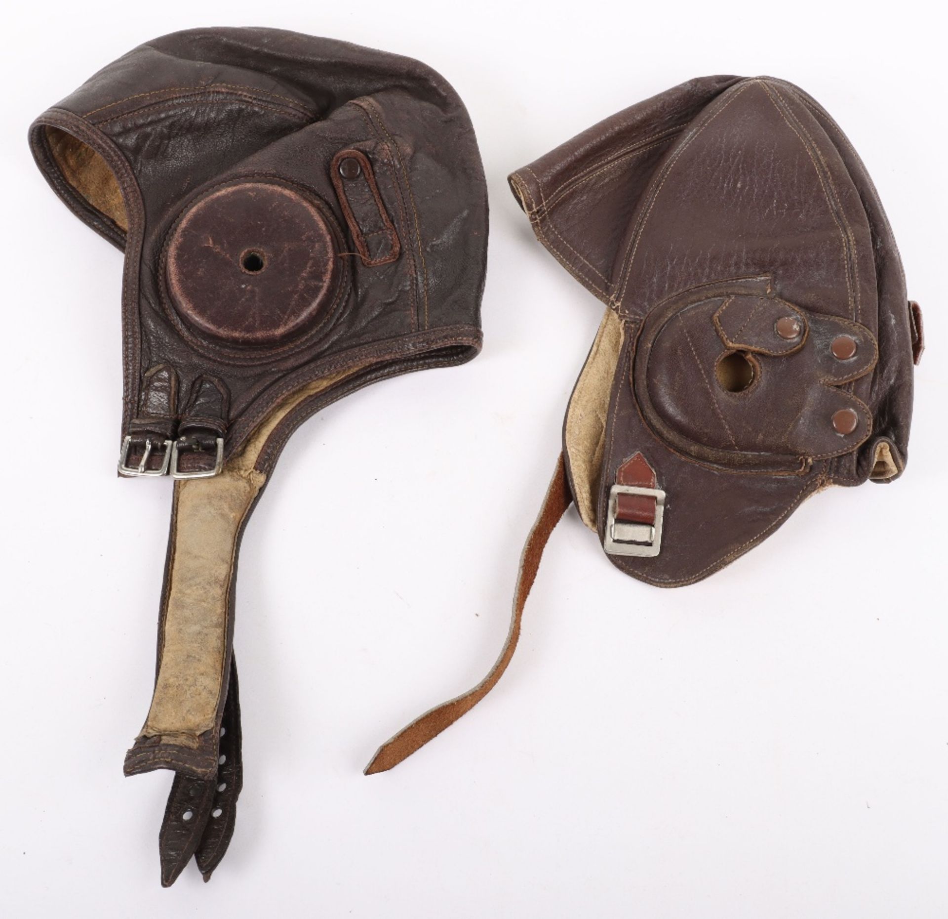 Lewis Pattern Leather Flying Helmet - Image 4 of 7