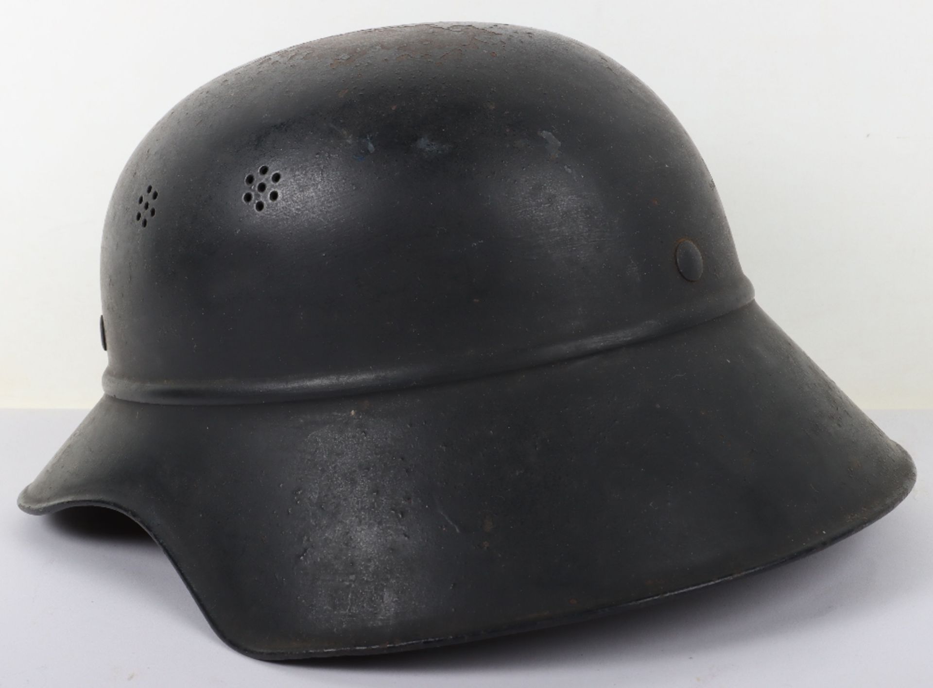 WW2 German Luftschutz (Air Defence) Steel Helmet, - Image 3 of 9