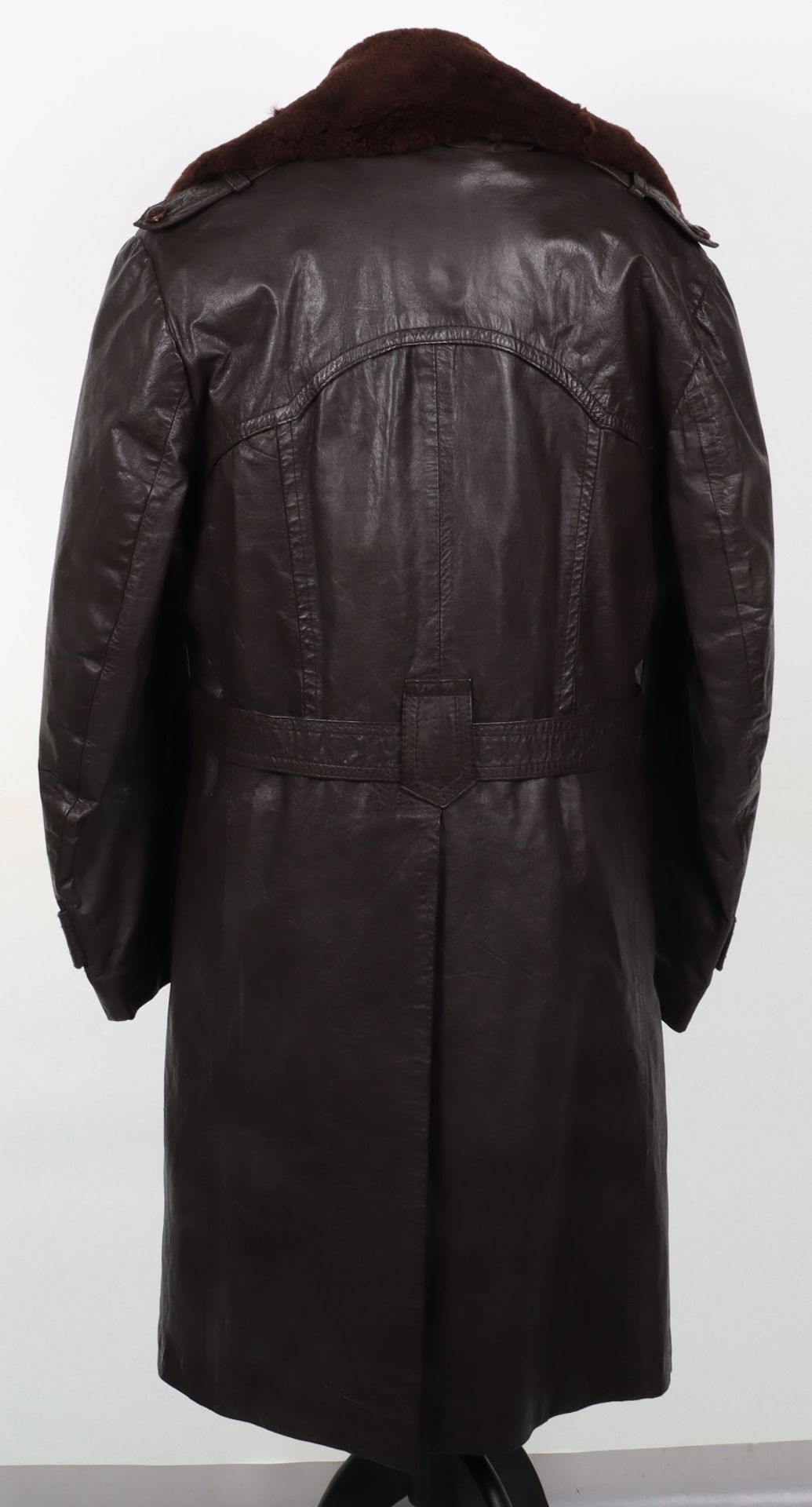 Vintage Style German Leather Coat - Image 7 of 9