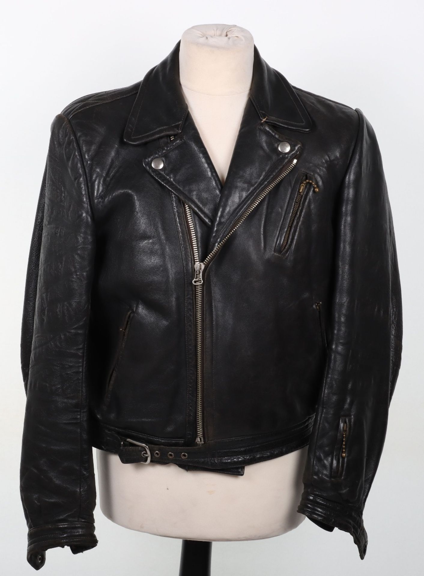 Vintage Black Leather Jacket