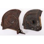 2x WW2 Royal Air Force C-Type Flying Helmets