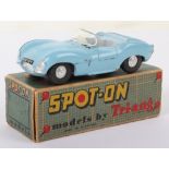 Tri-ang Spot On Model 107 Jaguar XKSS light blue body