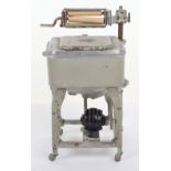 Cast aluminium Maytag wringer washing machine with mangle miniature salesman’s sample, 1920s